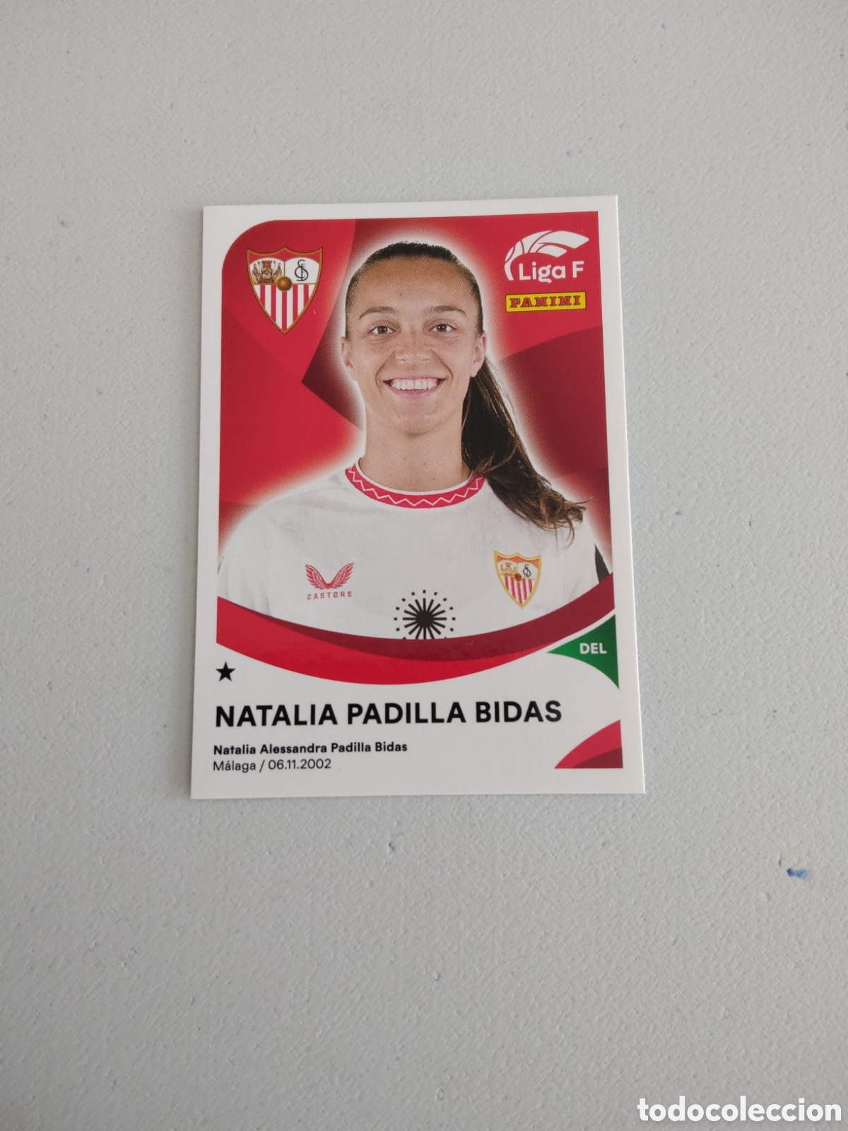 Cromos de f&uacute;tbol: 298 NATALIA PADILLA BIDAS SEVILLA LIGA F 2024 2025