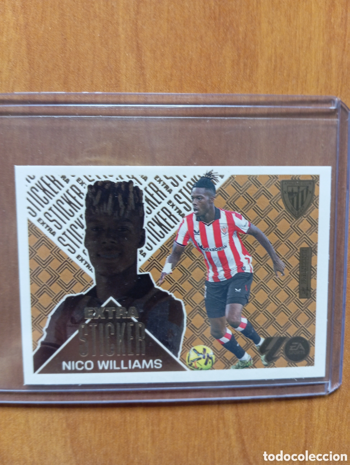 Cromos de f&uacute;tbol: Nico Williams Athletic de Bilbao EXTRA STICKER / PANINI LIGA ESTE 2026/2027
