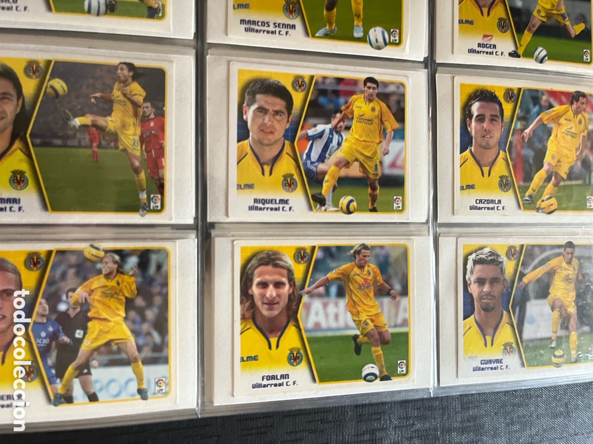 Cromos de f&uacute;tbol: VILLARREAL LOTE LIGA ESTE EDICIONES ESTE 2005 2006 05 06 EN PERFECTO ESTADO