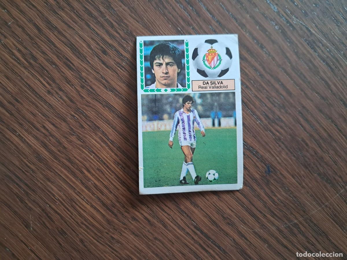 Cromos de f&uacute;tbol: cromo de futbol, ediciones Este 83-84, Da Silva, Real Valladolid. sin pegar.