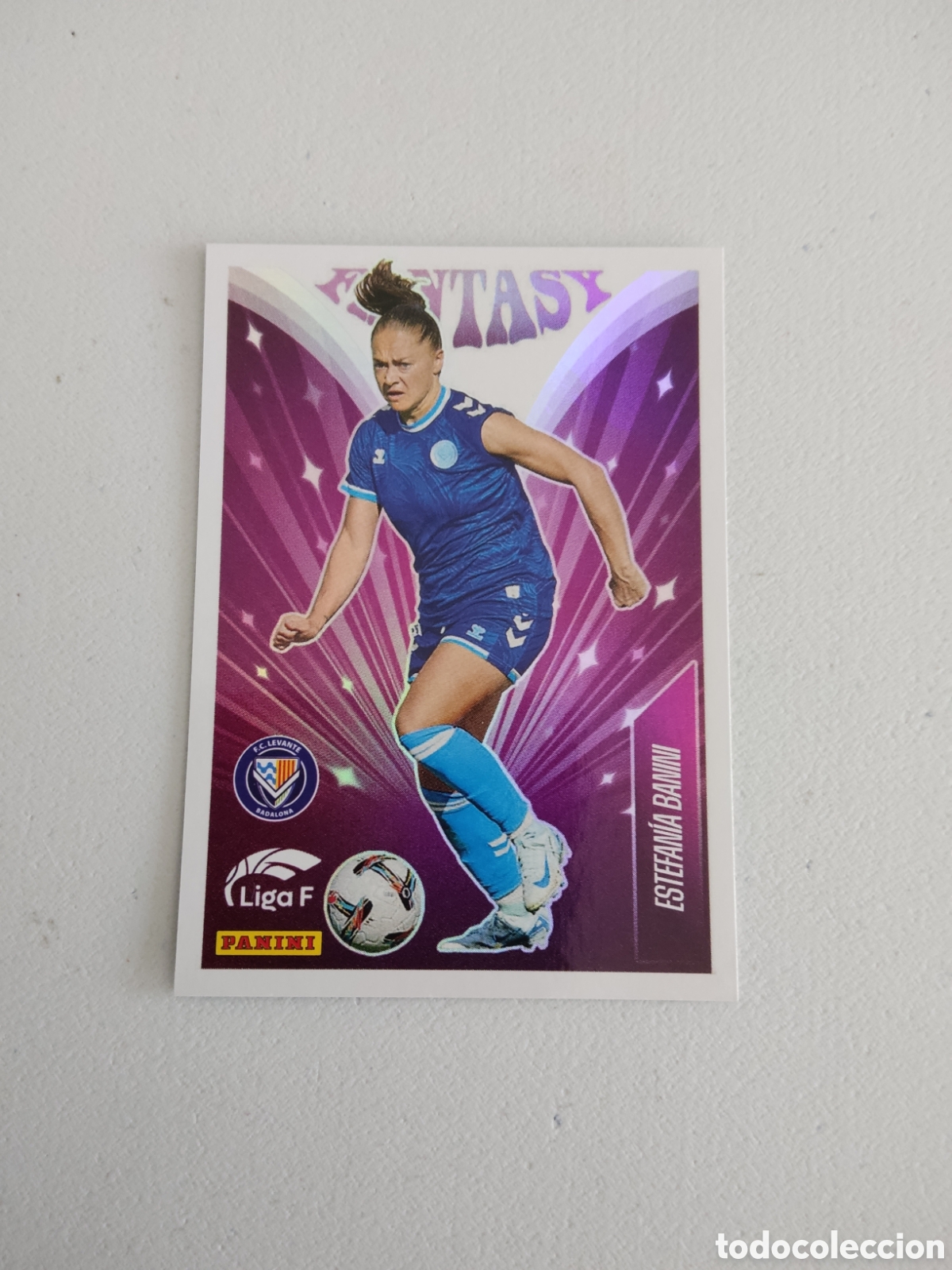 Cromos de f&uacute;tbol: 333 ESTEFANIA BANINI LEVANTE BADALONA FANTASY LIGA F 2024 2025