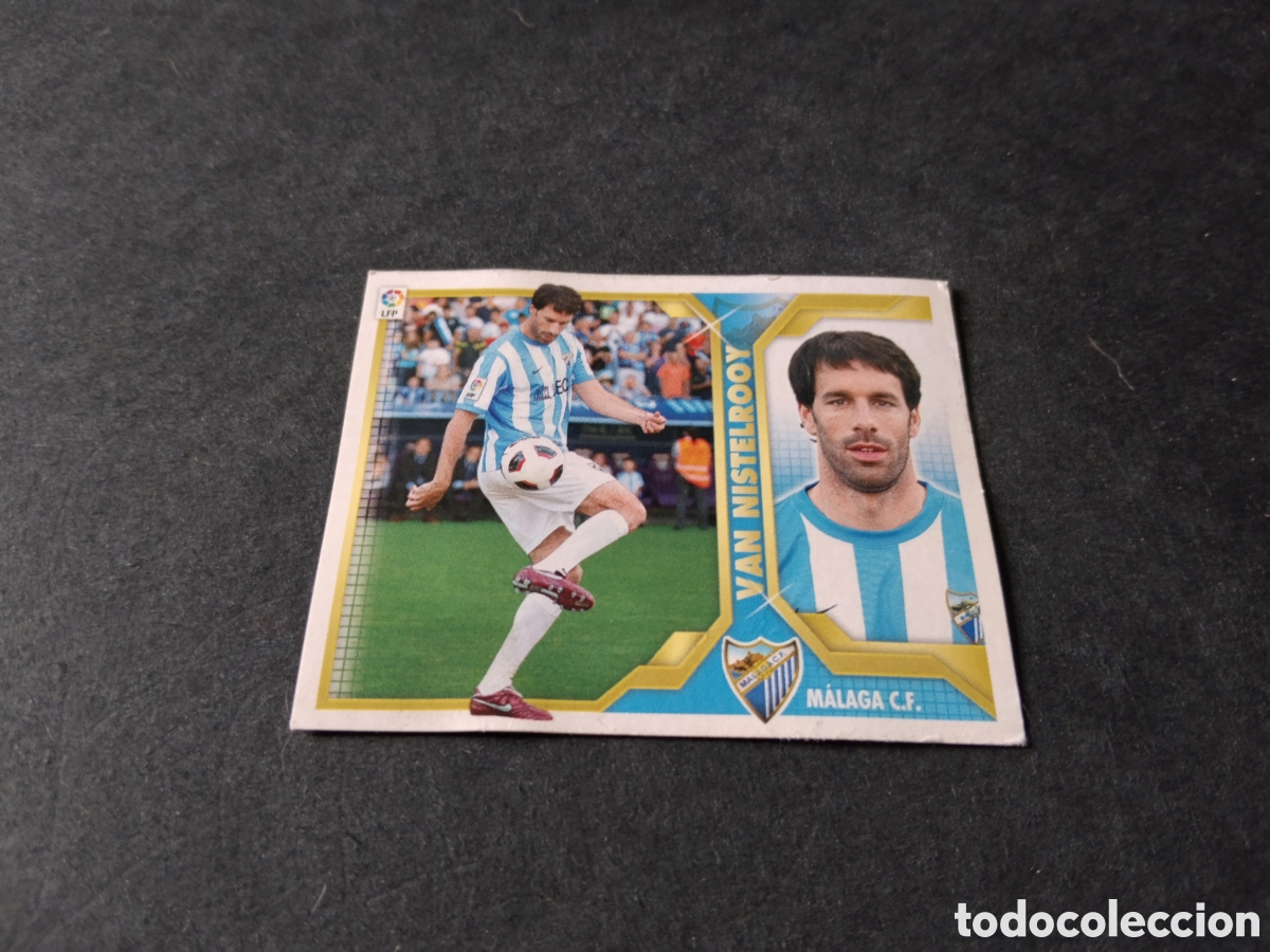 Cromos de f&uacute;tbol: Cromo futbol 2011-12 van nistelrooy, M&aacute;laga