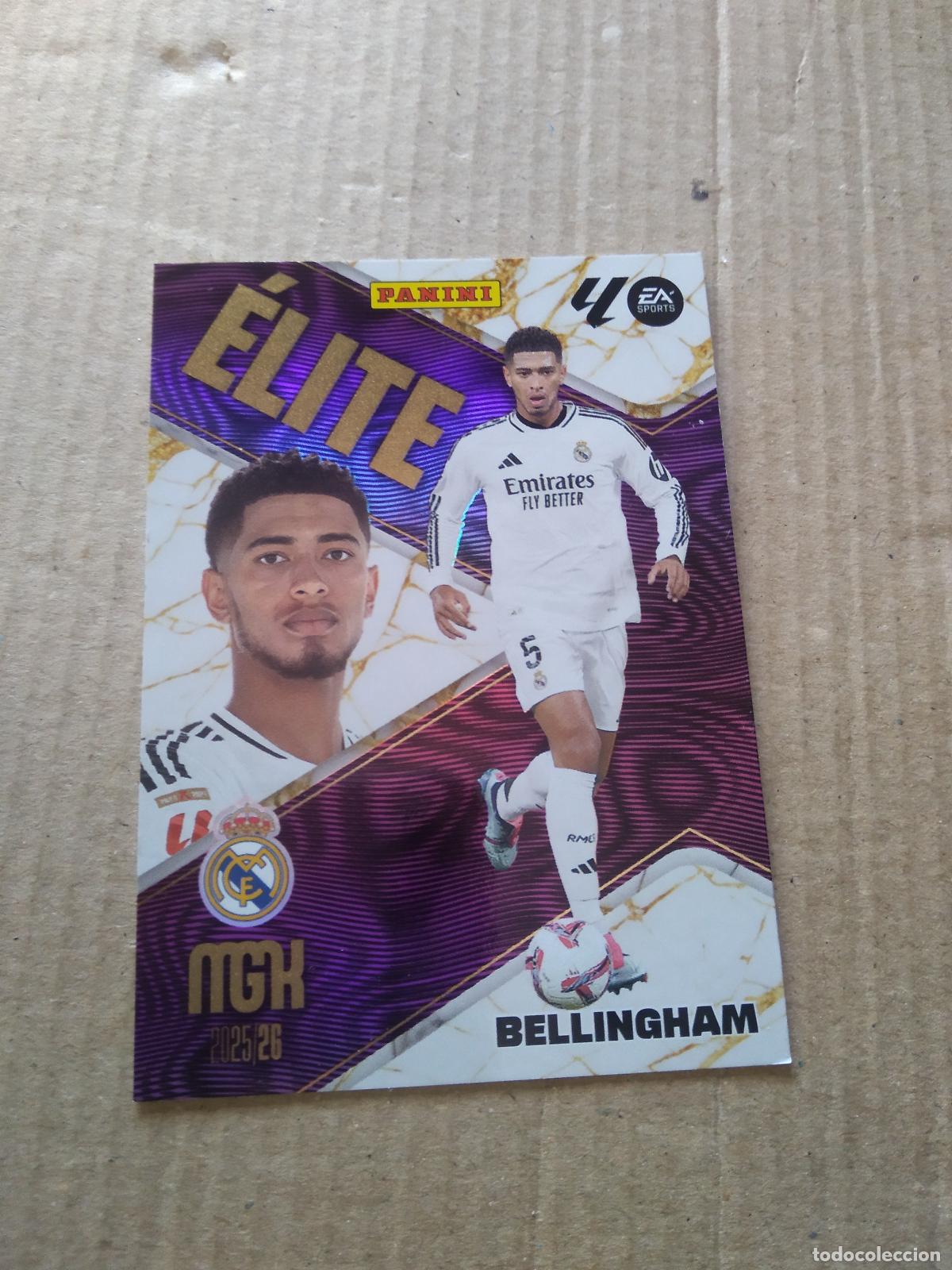 Cromos de f&uacute;tbol: 1 BELLINGHAM REAL MADRID CROMO FUTBOL PANINI LIGA MGKS 25-26 MEGACRACKS 2025-2026