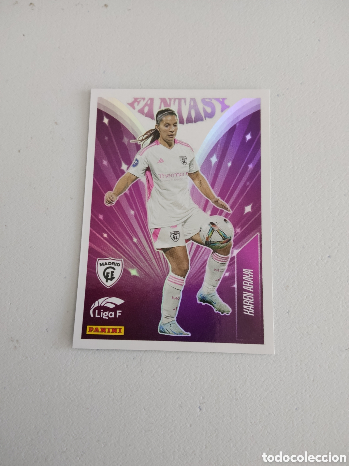 Cromos de f&uacute;tbol: 337 KAREN ARAYA MADRID CFF LIGA F 2024 2025