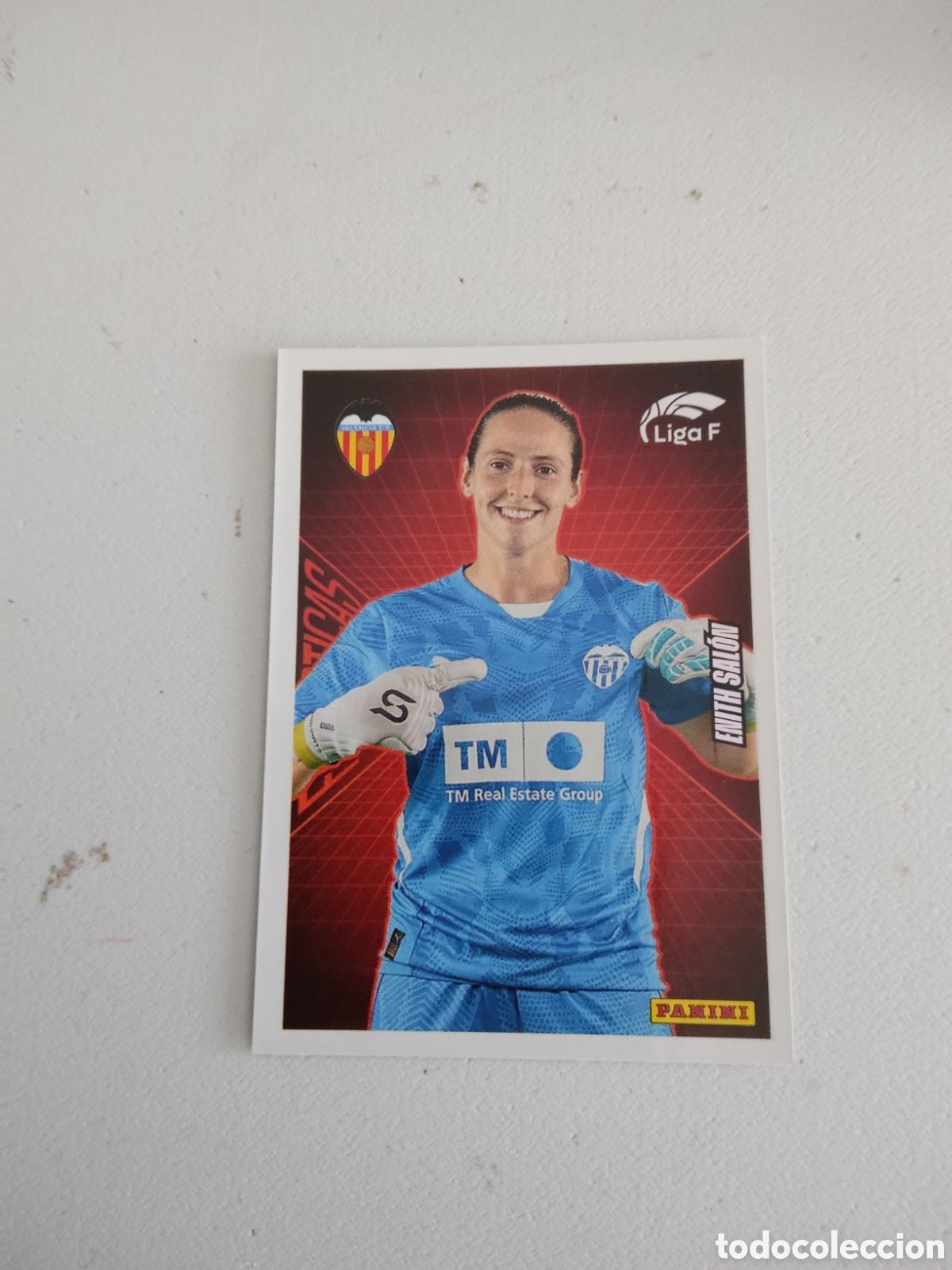 Cromos de f&uacute;tbol: 348 ENITH SALON FANTASTICAS VALENCIA LIGA F 2024 2025