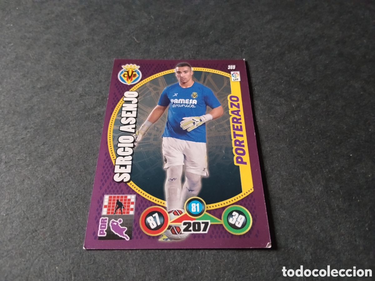 Cromos de f&uacute;tbol: Cromo futbol Sergio Asenjo, Villareal