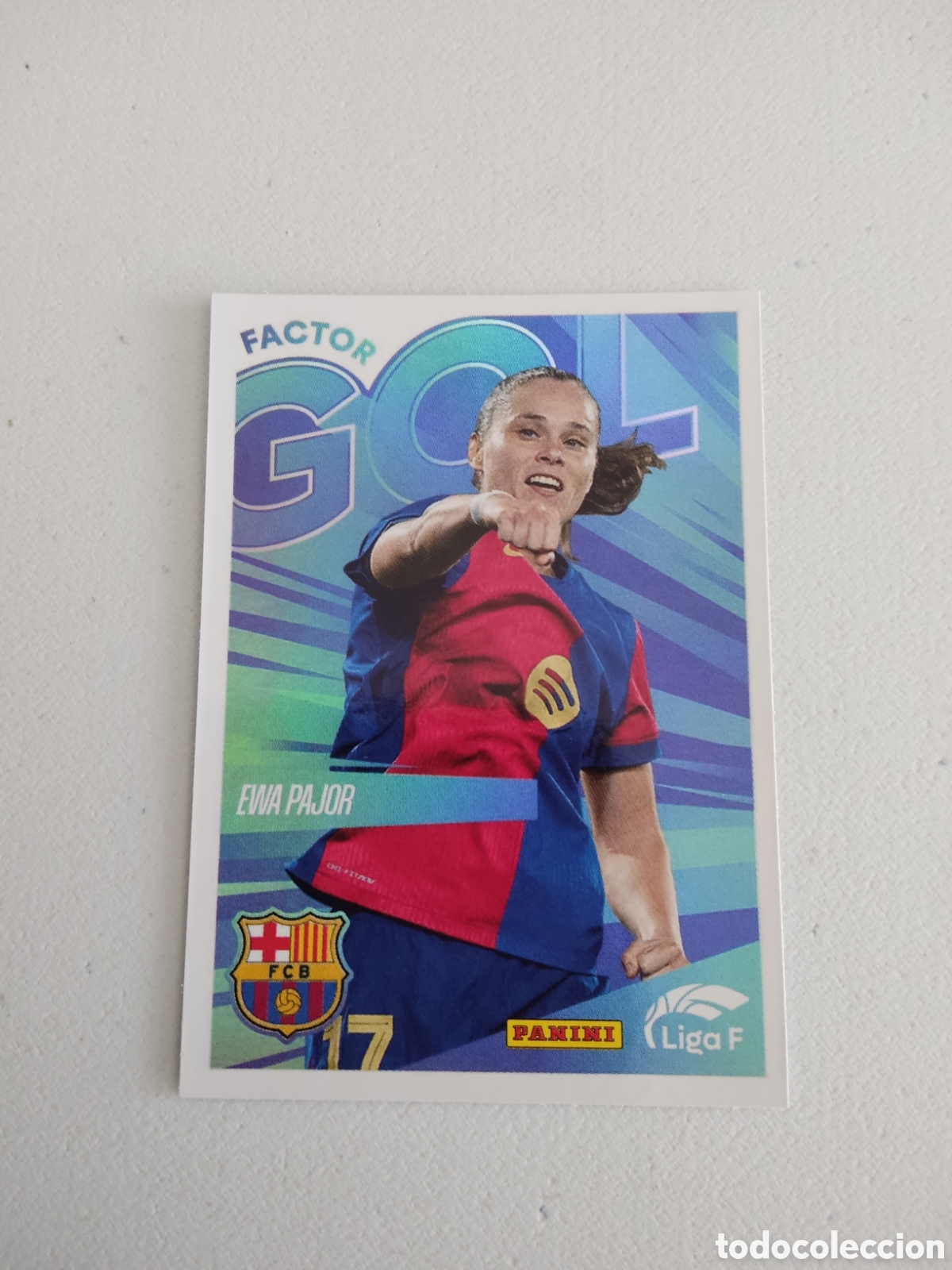 Cromos de f&uacute;tbol: 361 EWA PAJOR FACTOR GOL BARCELONA LIGA F 2024 2025