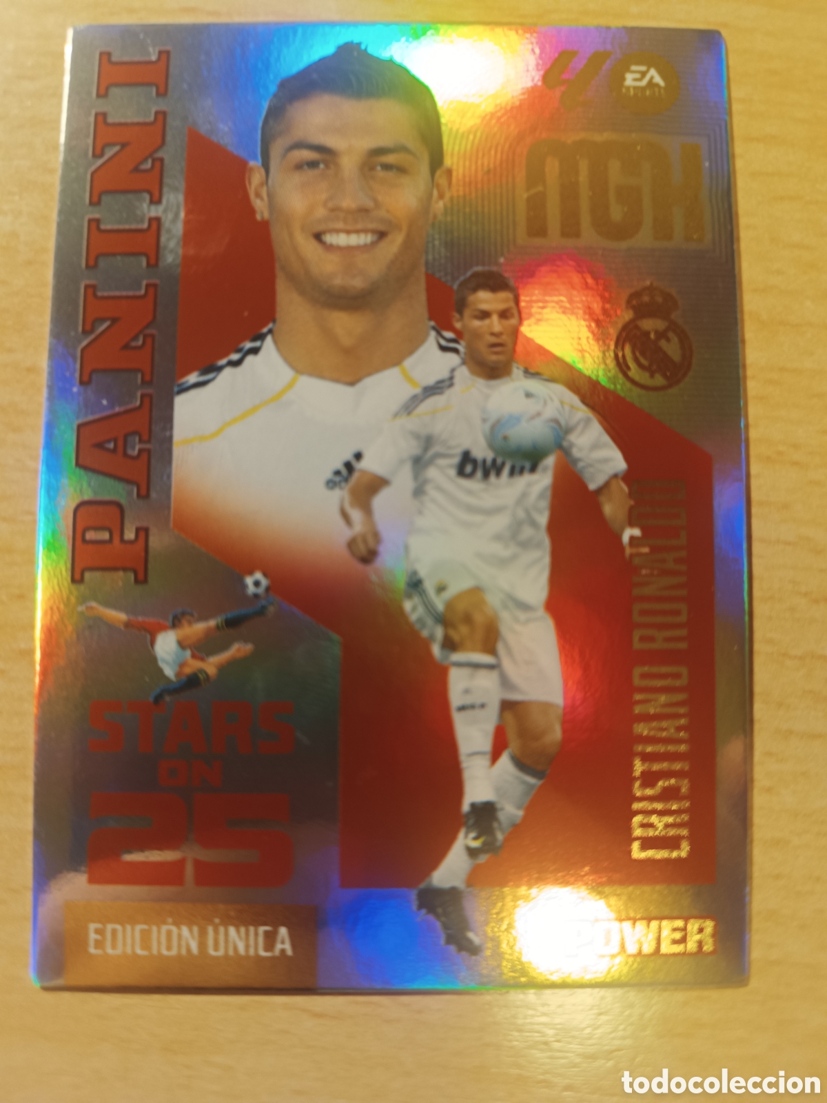 Cromos de f&uacute;tbol: 442P CRISTIANO RONALDO REAL MADRID STARS ON POWER MGK 26 27 PANINI 2026 2027 25 ANIV MEGACRACKS
