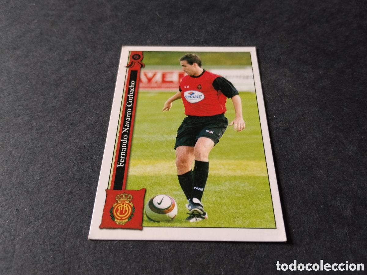 Cromos de f&uacute;tbol: Cromo futbol Fernando Navarro, Mallorca