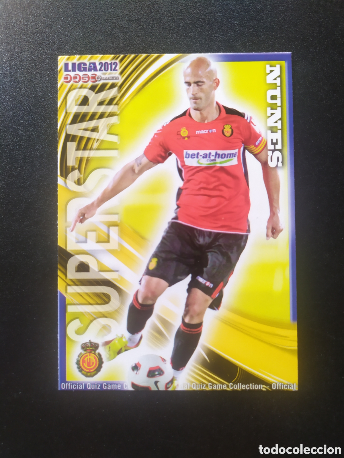 Figurine di Calcio: Mundicromo fichas Liga 2011 2012 11 12 Nunes superstar mate n&deg; 456 Mallorca
