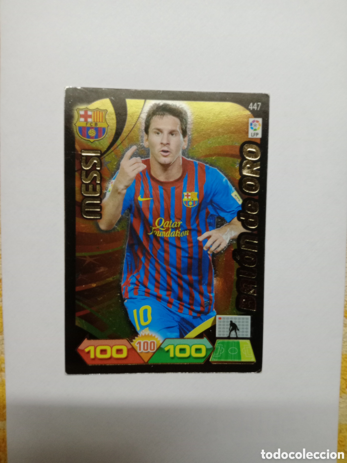 Cromos de f&uacute;tbol: 2011 2012 11 12 CARTA CROMO EN BUEN ESTADO ADRENALYN XL BALON DE ORO N 447