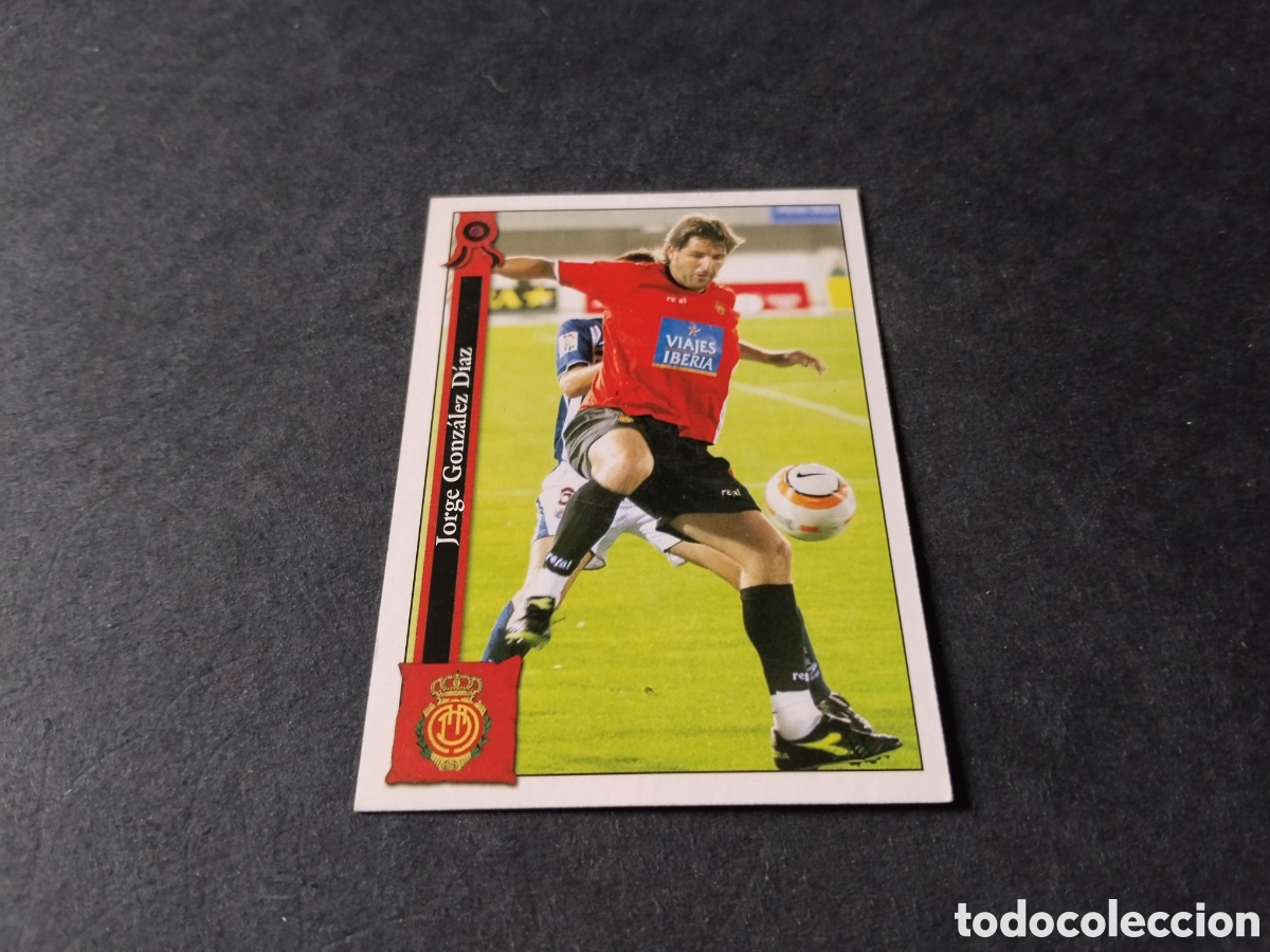 Cromos de f&uacute;tbol: Cromo Jordi, Mallorca
