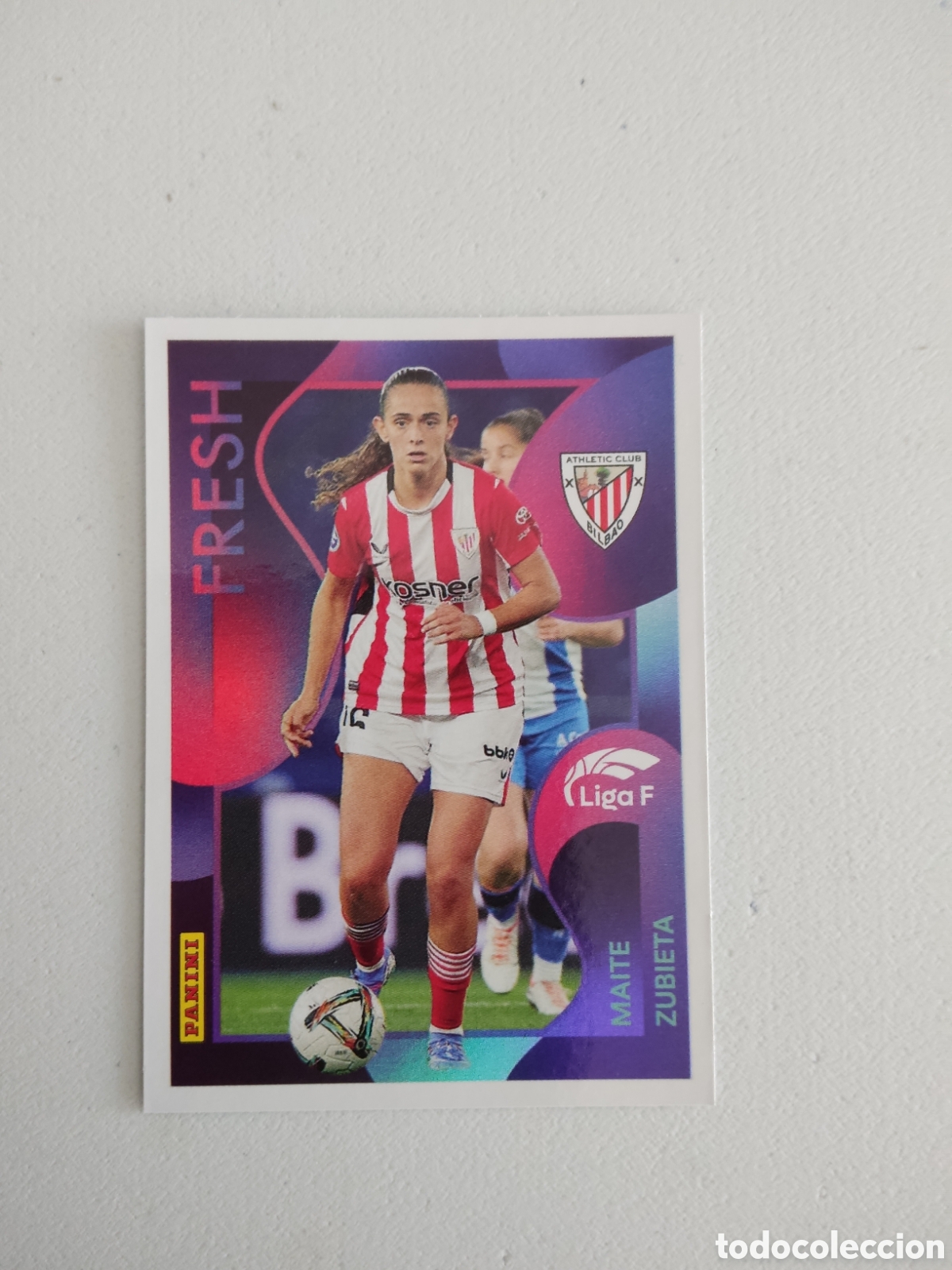 Cromos de f&uacute;tbol: 378 MAITE ZUBIETA FRESH ATHLETIC CLUB LIGA F 2024 2025