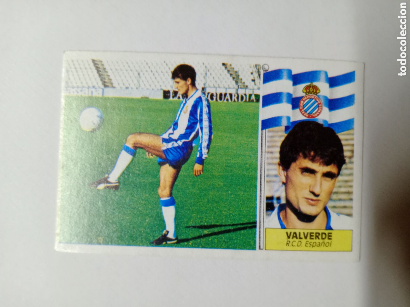 Cromos de f&uacute;tbol: 86-87 ESTE CROMO NUEVO NUNCA PEGADO EN BUEN ESTADO FUCHAJE N 12 VALVERDE