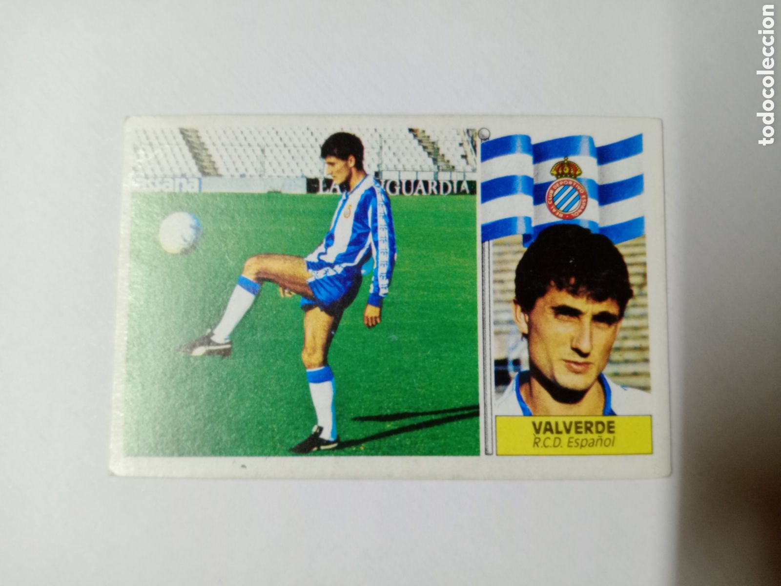 Cromos de f&uacute;tbol: 86-87 ESTE CROMO NUEVO NUNCA PEGADO EN BUEN ESTADO FUCHAJE N 12 VALVERDE