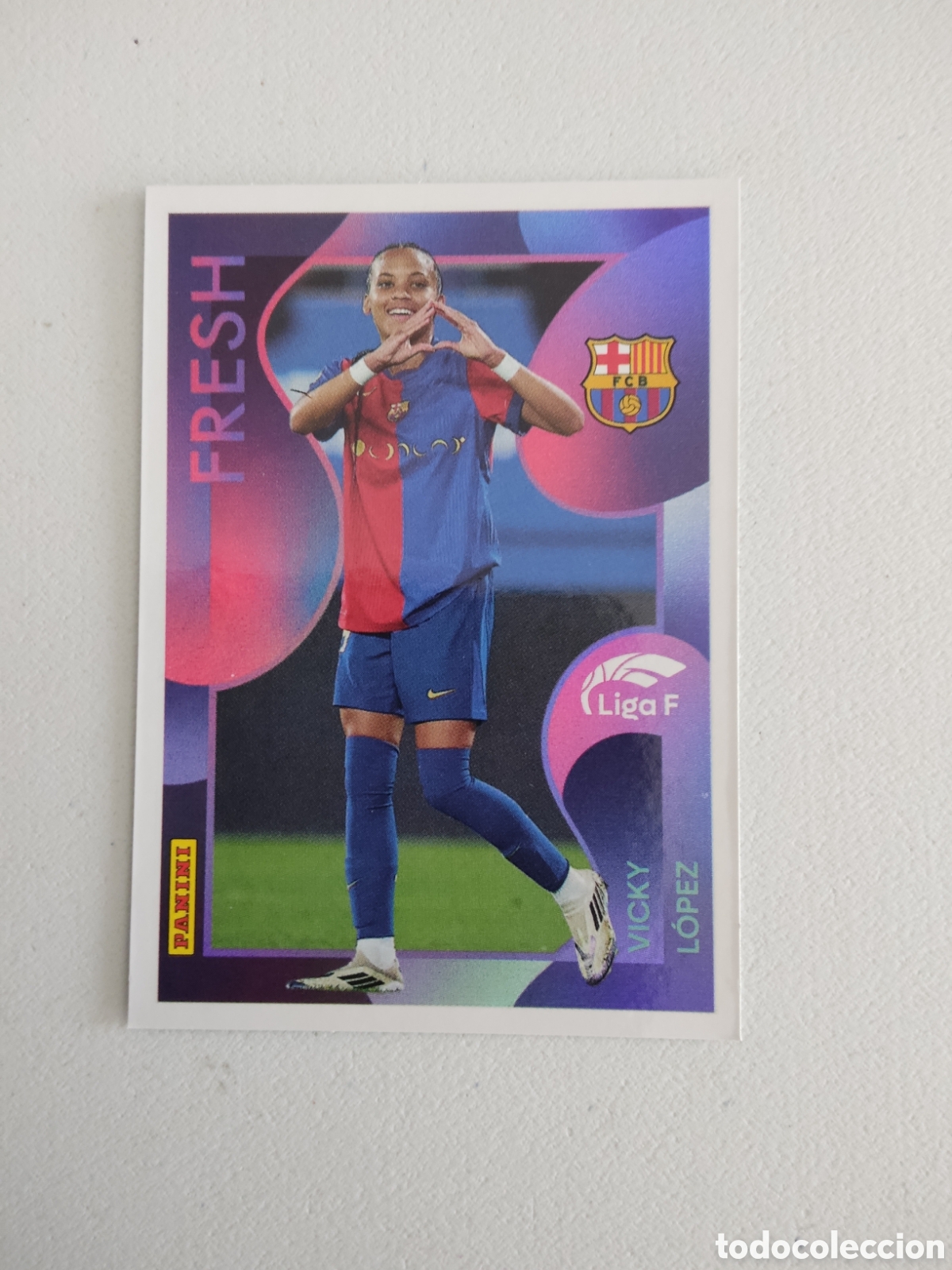 Cromos de f&uacute;tbol: 380 VICKY LOPEZ FRESH BARCELONA LIGA F 2024 2025