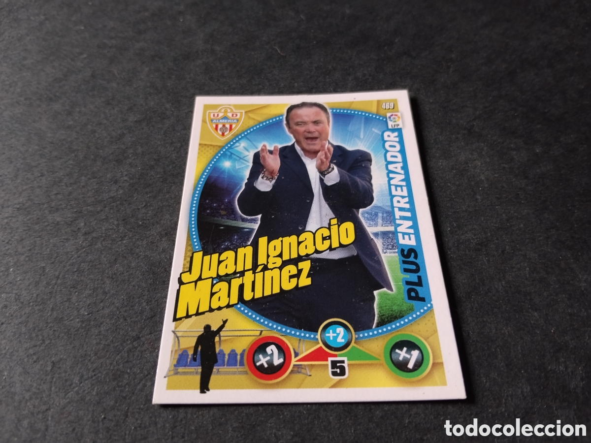 Cromos de f&uacute;tbol: Cromo futbol Juan Ignacio Mart&iacute;nez, Almer&iacute;a
