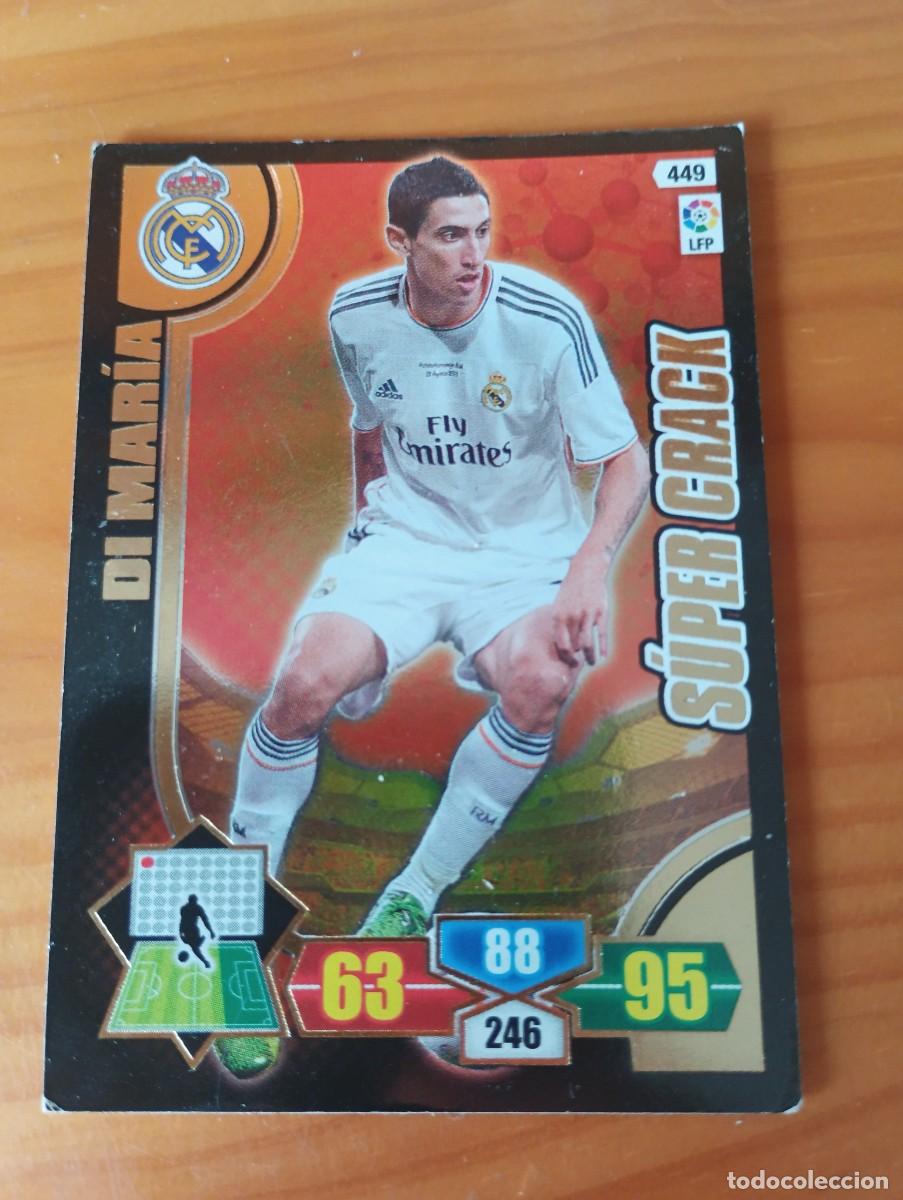 Cromos de f&uacute;tbol: Adrenalyn 2013 2014 13 14 panini Di Mar&iacute;a super crack n&deg; 449 Real Madrid