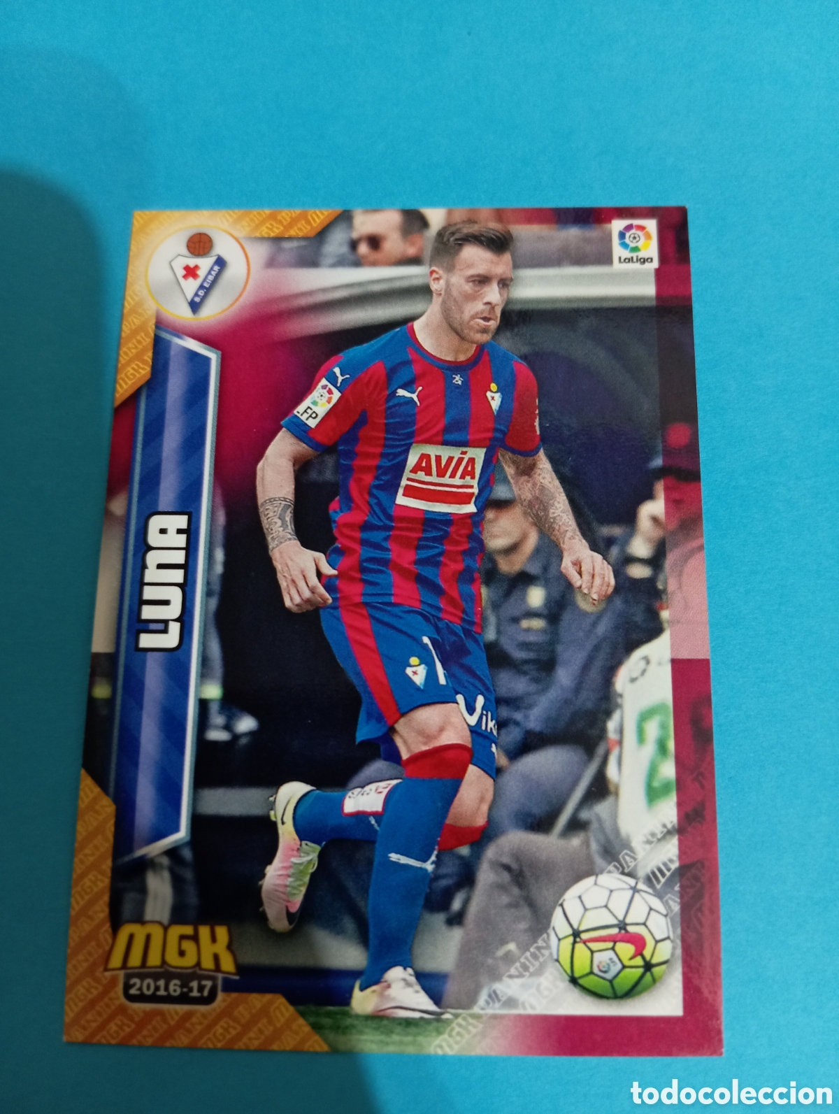 Cromos de f&uacute;tbol: Luna Eibar n&deg;199 / PANINI MEGACRACKS 2016/2017