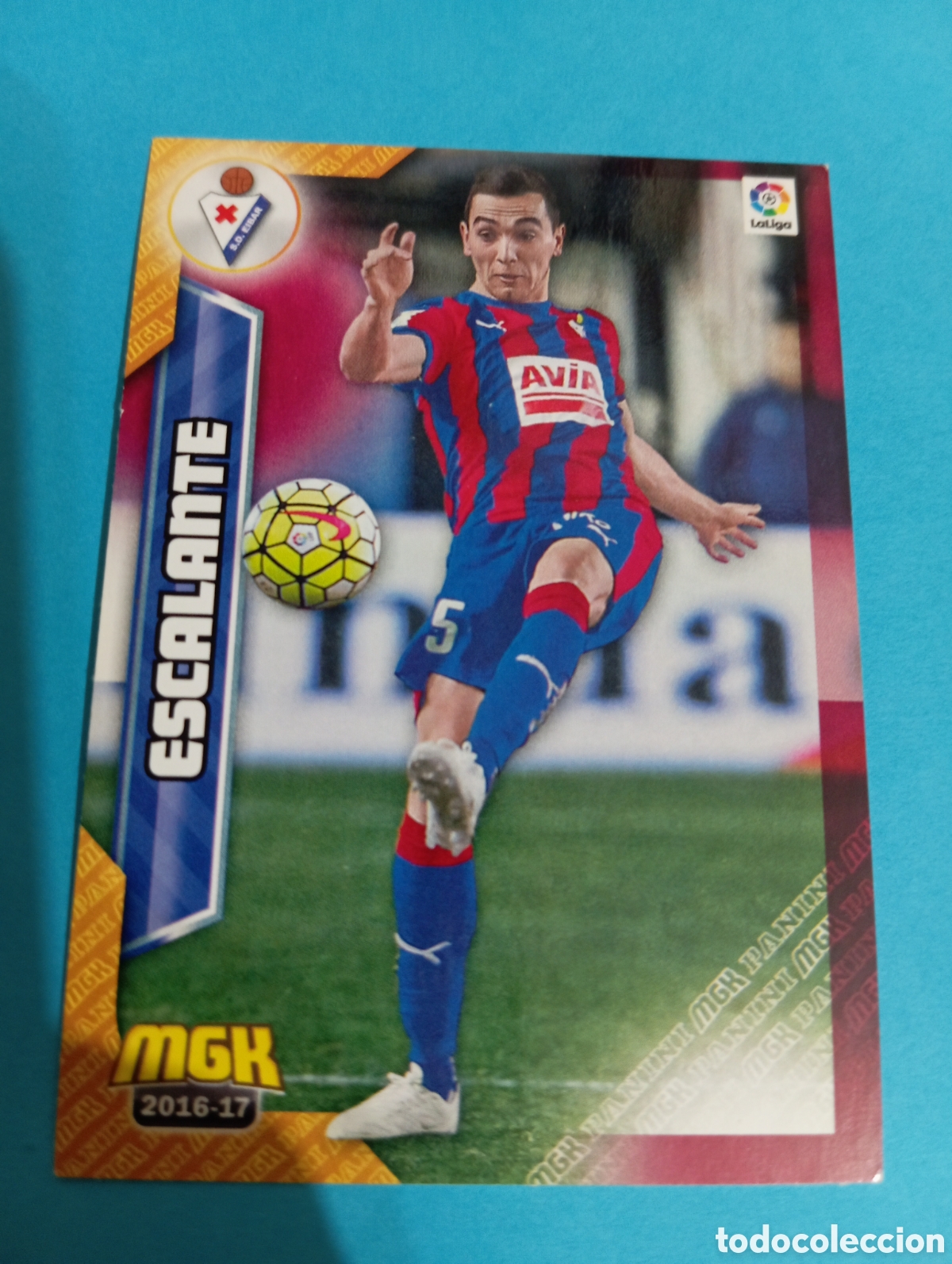 Cromos de f&uacute;tbol: Escalante Eibar n&deg;200 / PANINI MEGACRACKS 2016/2017