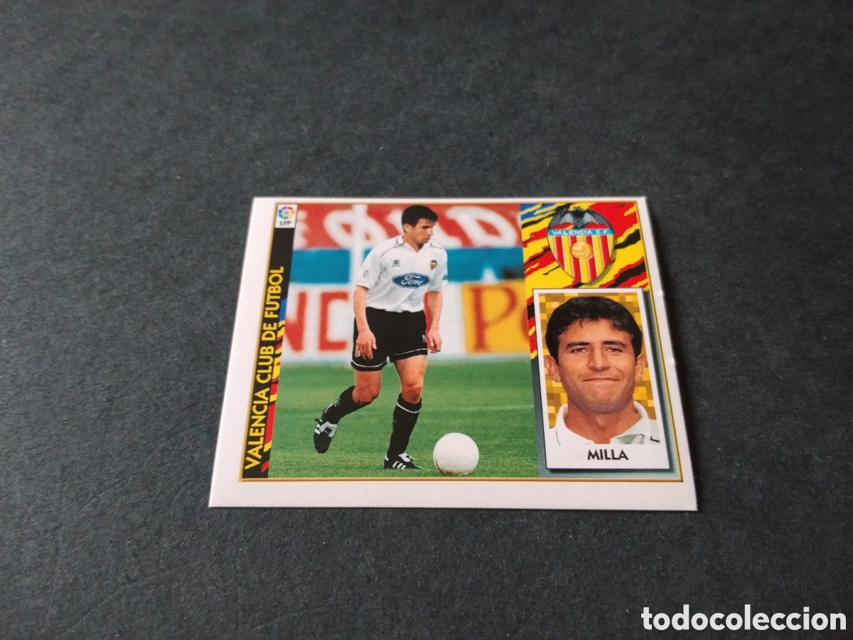 Cromos de f&uacute;tbol: Cromo futbol 97-98 milla, Valencia