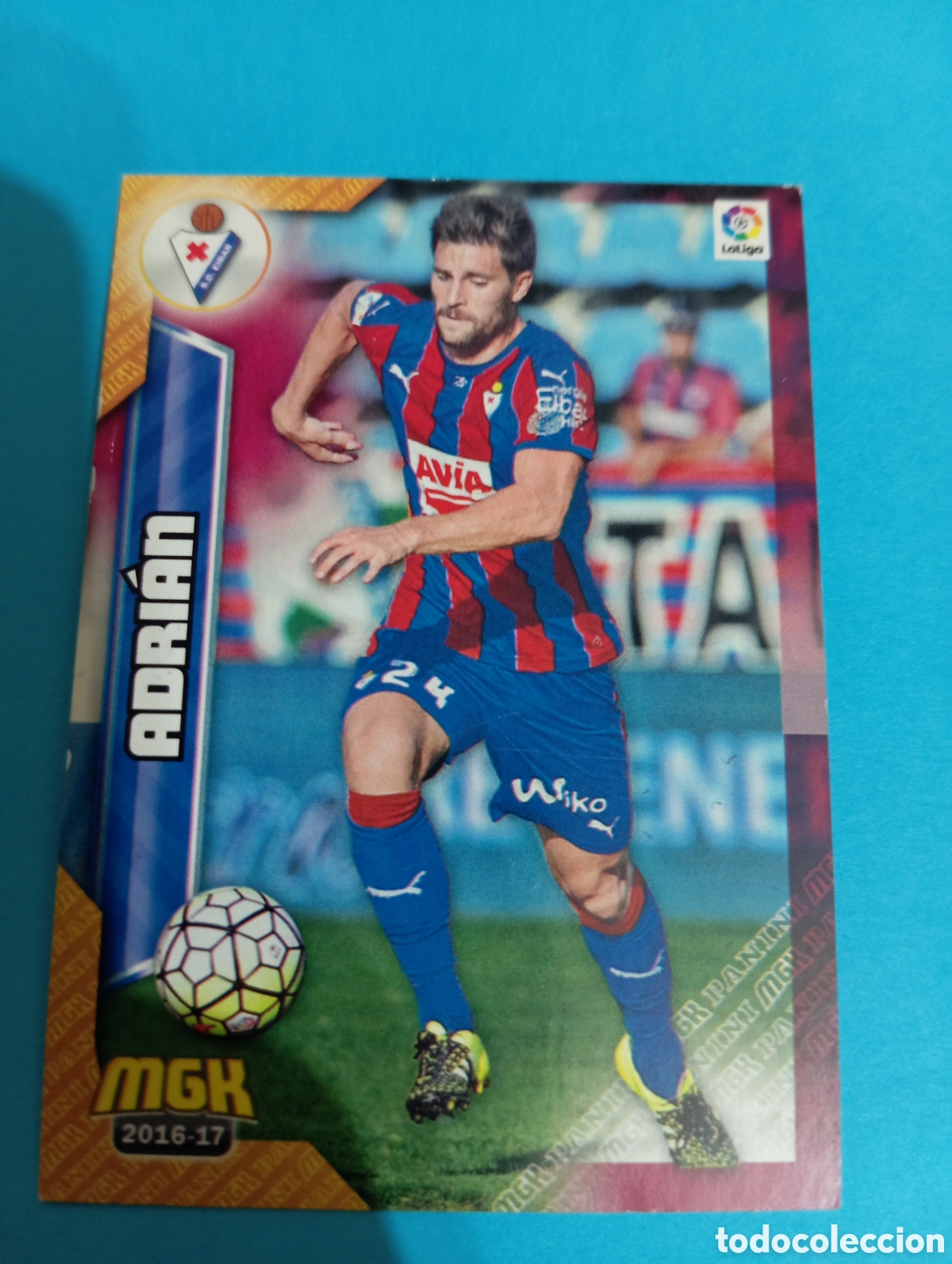 Cromos de f&uacute;tbol: Adri&aacute;n Eibar n&deg;202 / PANINI MEGACRACKS 2016/2017