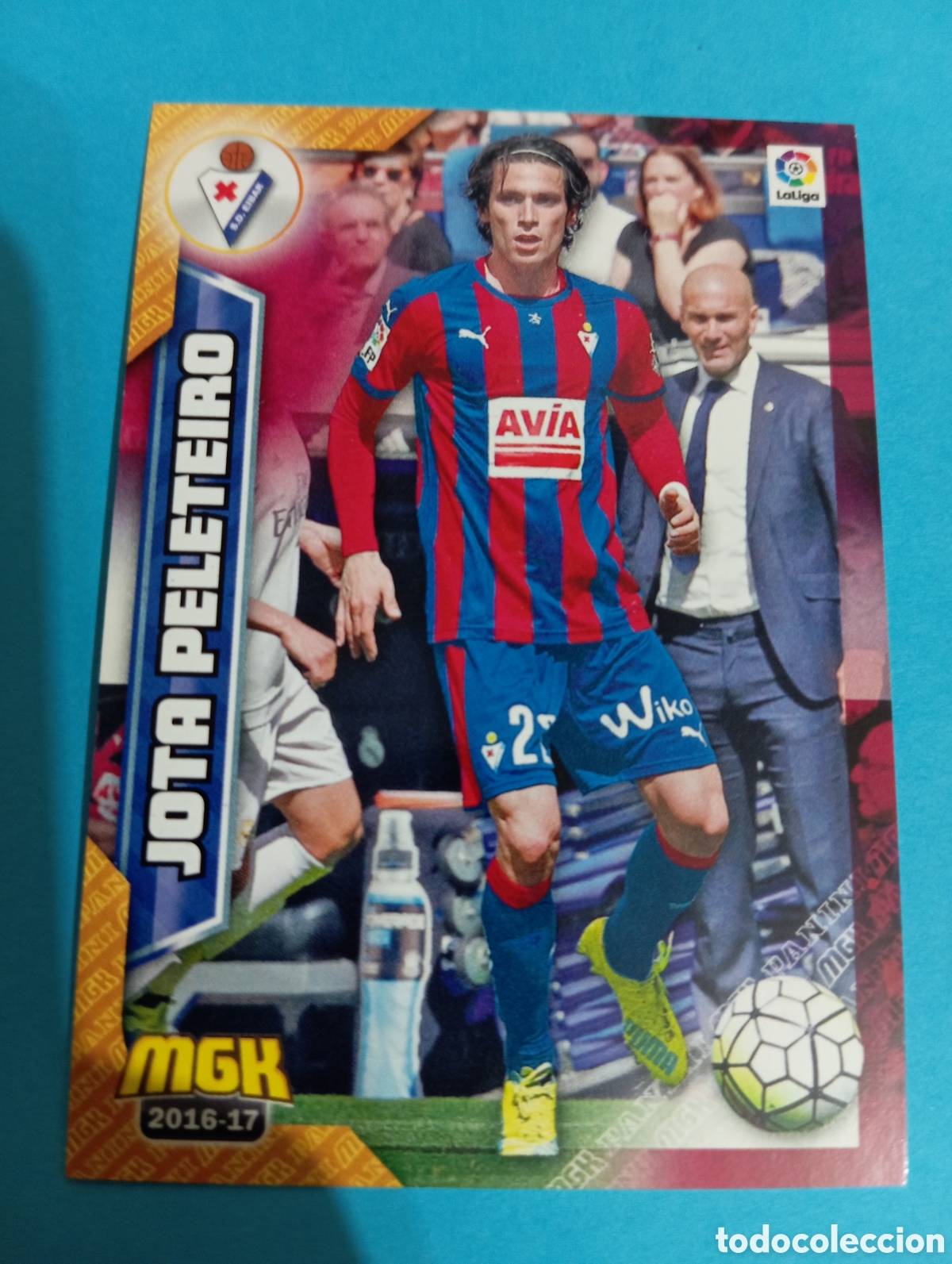 Cromos de f&uacute;tbol: Jota Peleteiro Eibar n&deg;204 / PANINI MEGACRACKS 2016/2017