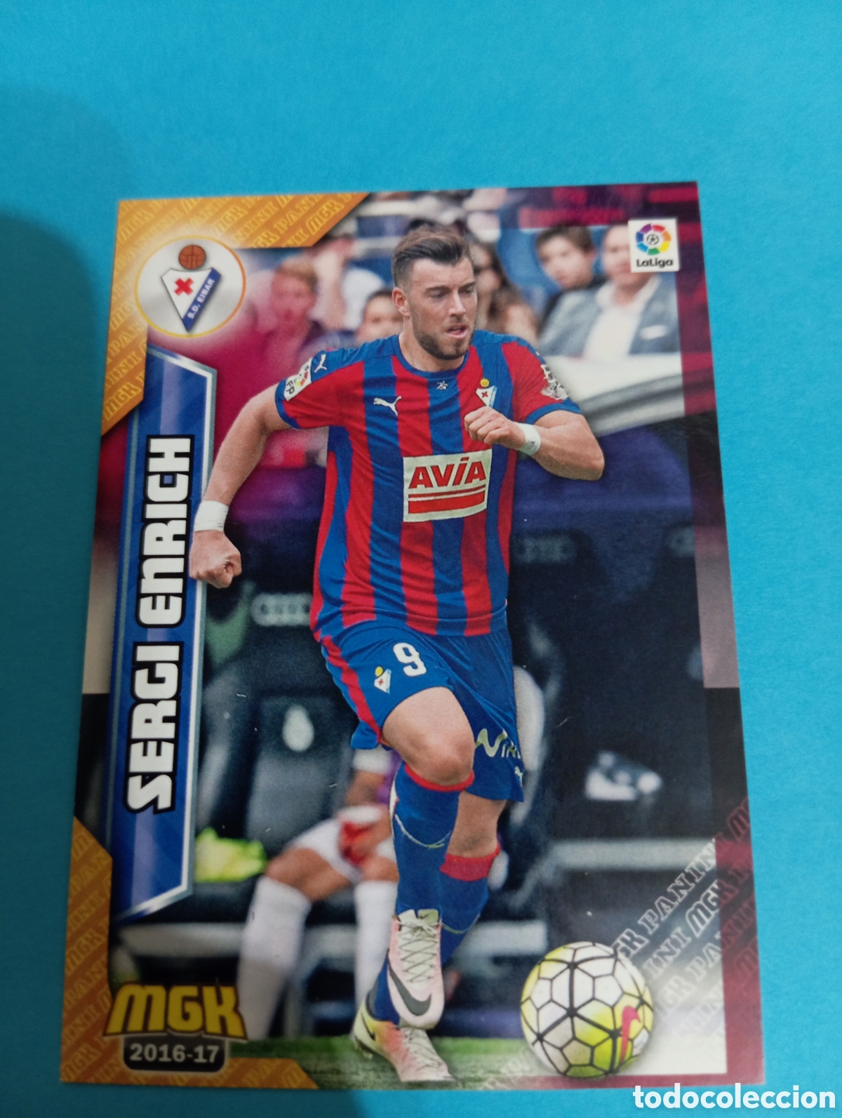 Cromos de f&uacute;tbol: Sergio Enrich Eibar n&deg;210 / PANINI MEGACRACKS 2016/2017