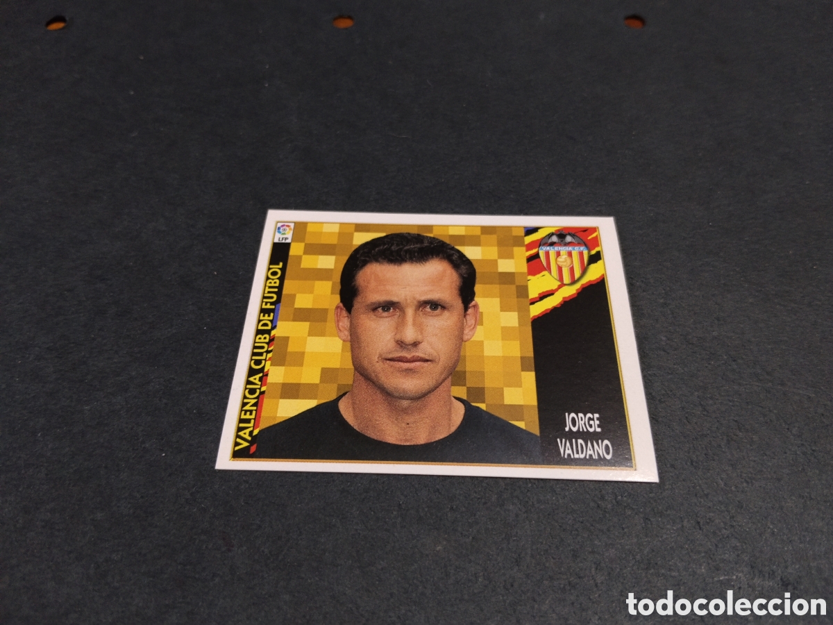 Fu&szlig;ball-Sticker: Cromo futbol 97-98 Jorge Valdano, Valencia