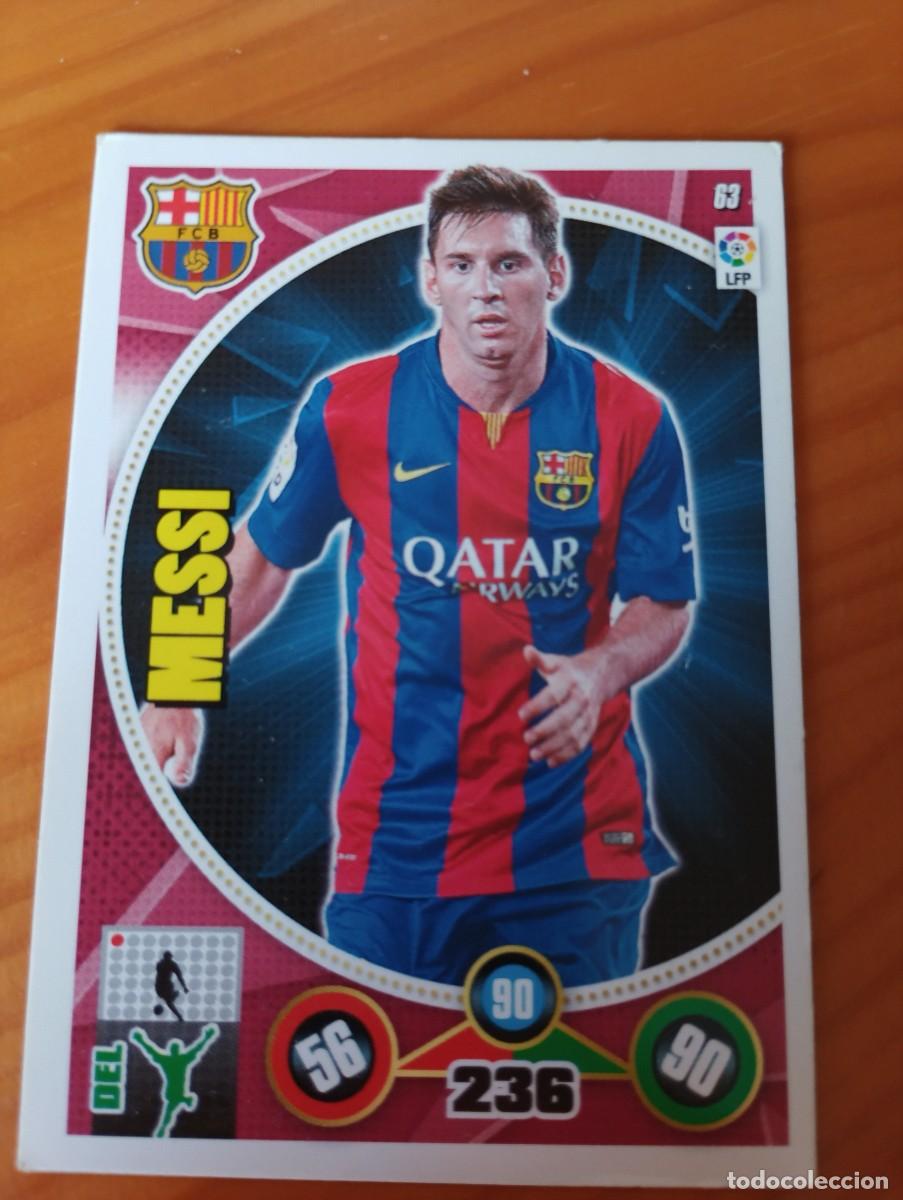 Fu&szlig;ball-Sticker: 63 Messi, FC Barcelona, Panini Adrenalyn XL 2014 2015 14 15