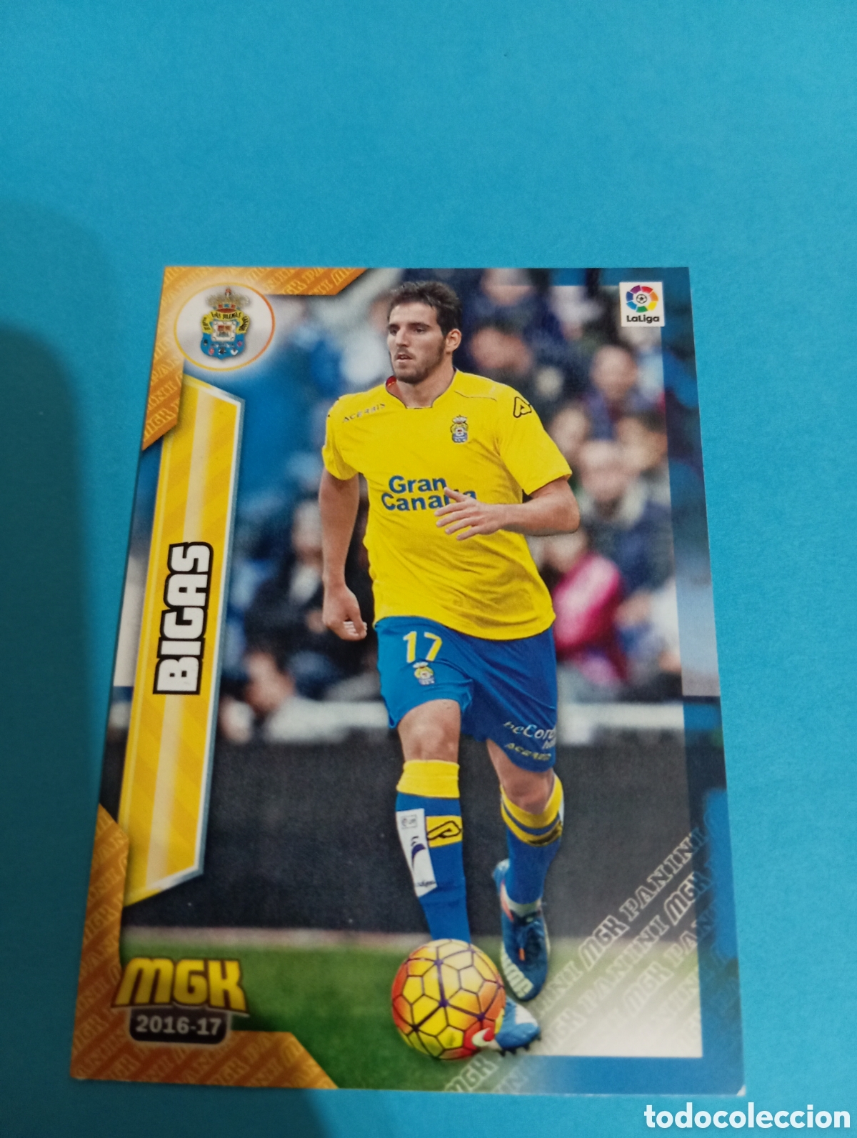 Cromos de f&uacute;tbol: Bigas Las Palmas n&deg;279 / PANINI MEGACRACKS 2016/2017