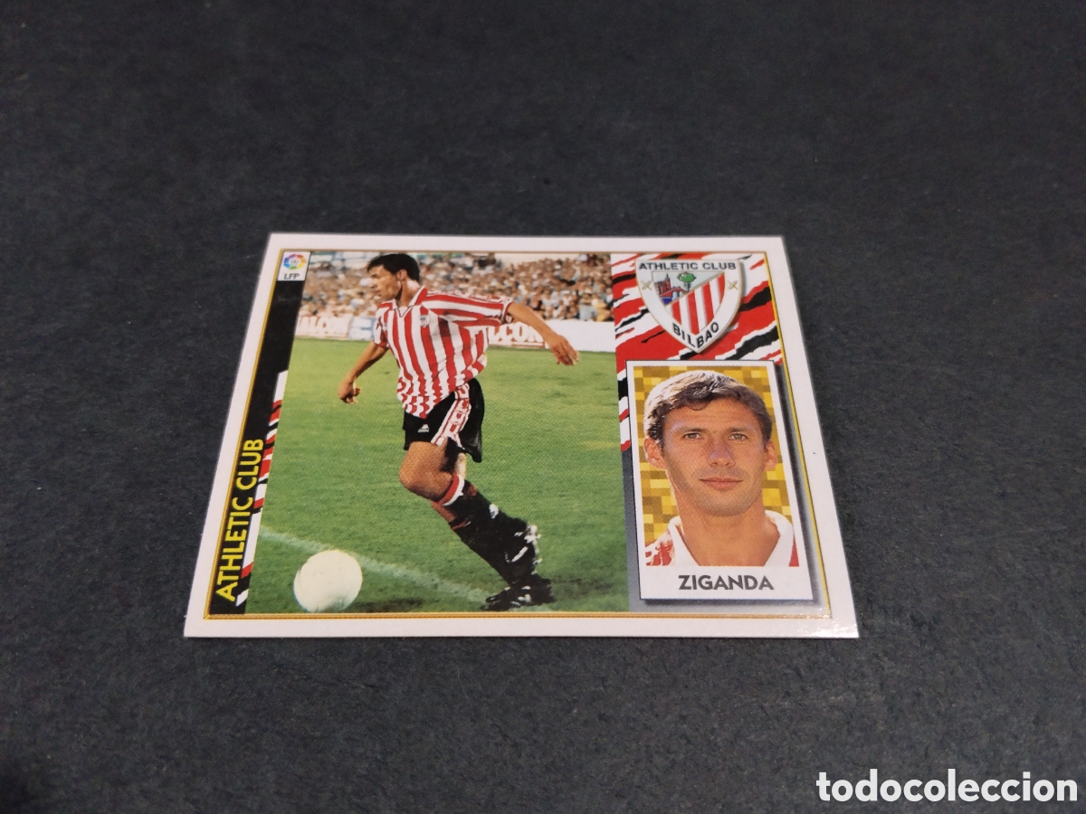 Cromos de f&uacute;tbol: Cromo futbol 97-98 Ziganda, Bilbao