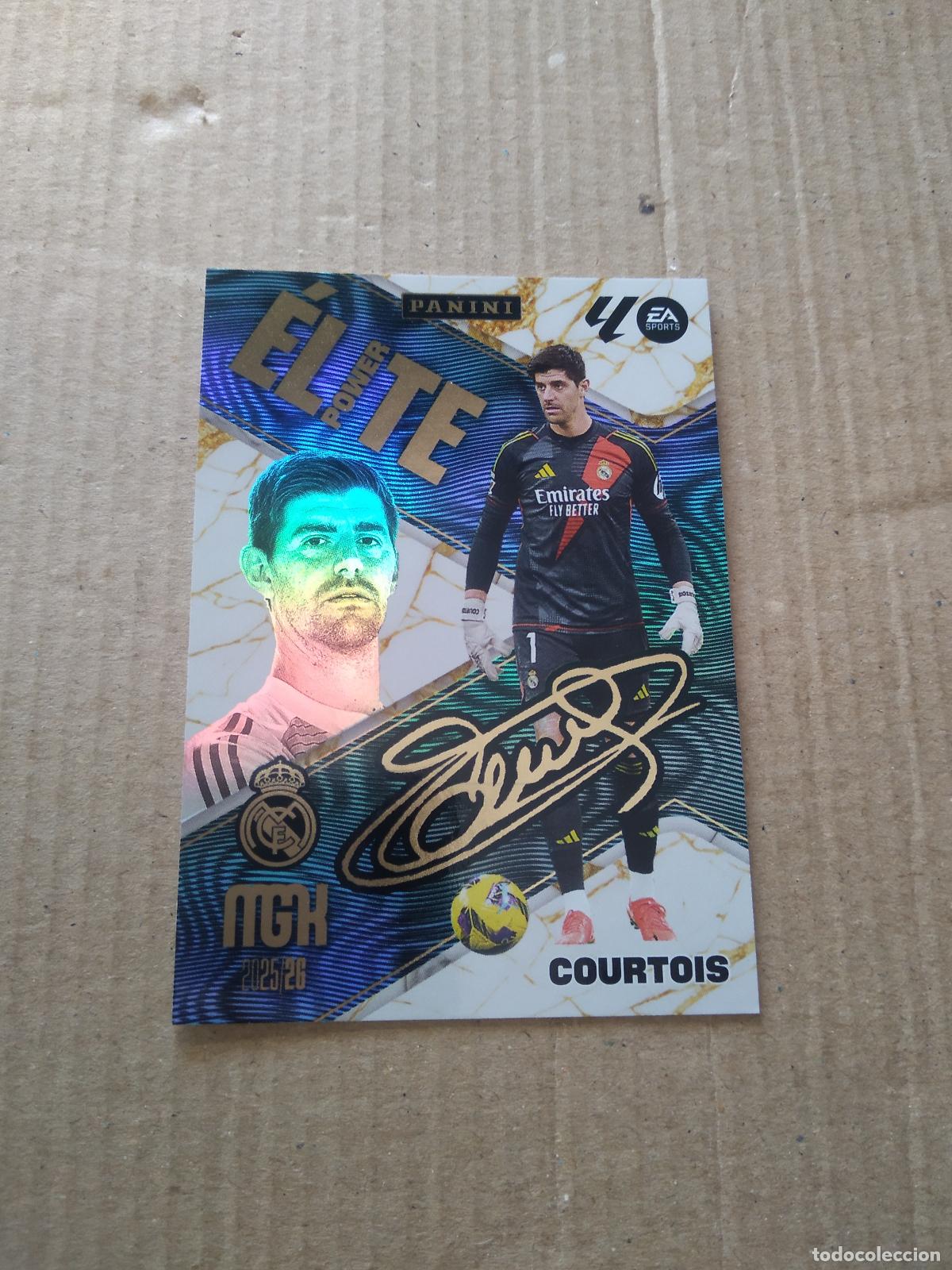Cromos de f&uacute;tbol: P3 COURTOIS REAL MADRID CROMO FUTBOL PANINI LIGA MGKS 25-26 MEGACRACKS 2025-2026
