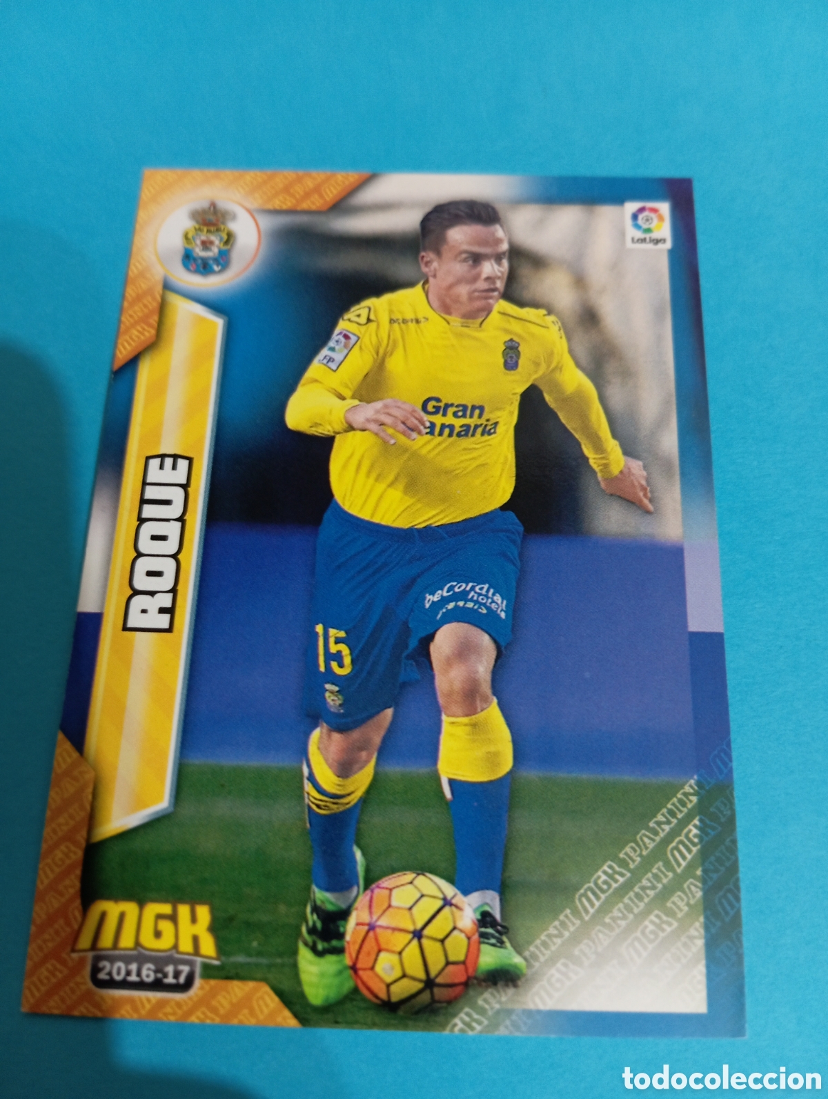 Cromos de f&uacute;tbol: Roque Las Palmas n&deg;281 / PANINI MEGACRACKS 2016/2017