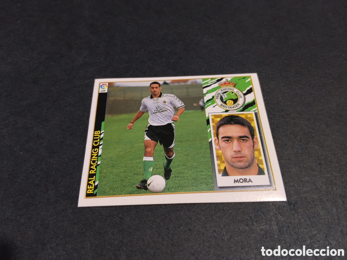 Cromos de f&uacute;tbol: Cromo futbol 97-98 mora, Racing Santander
