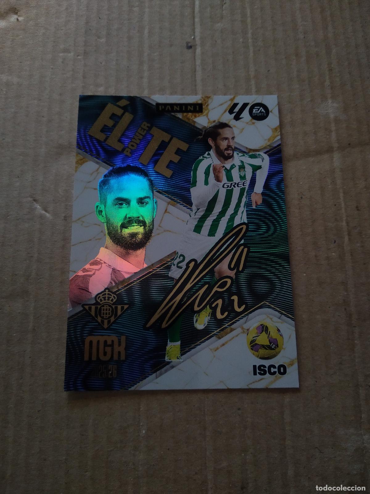 Cromos de f&uacute;tbol: P7 ISCO BETIS CROMO FUTBOL PANINI LIGA MGKS 25-26 MEGACRACKS 2025-2026
