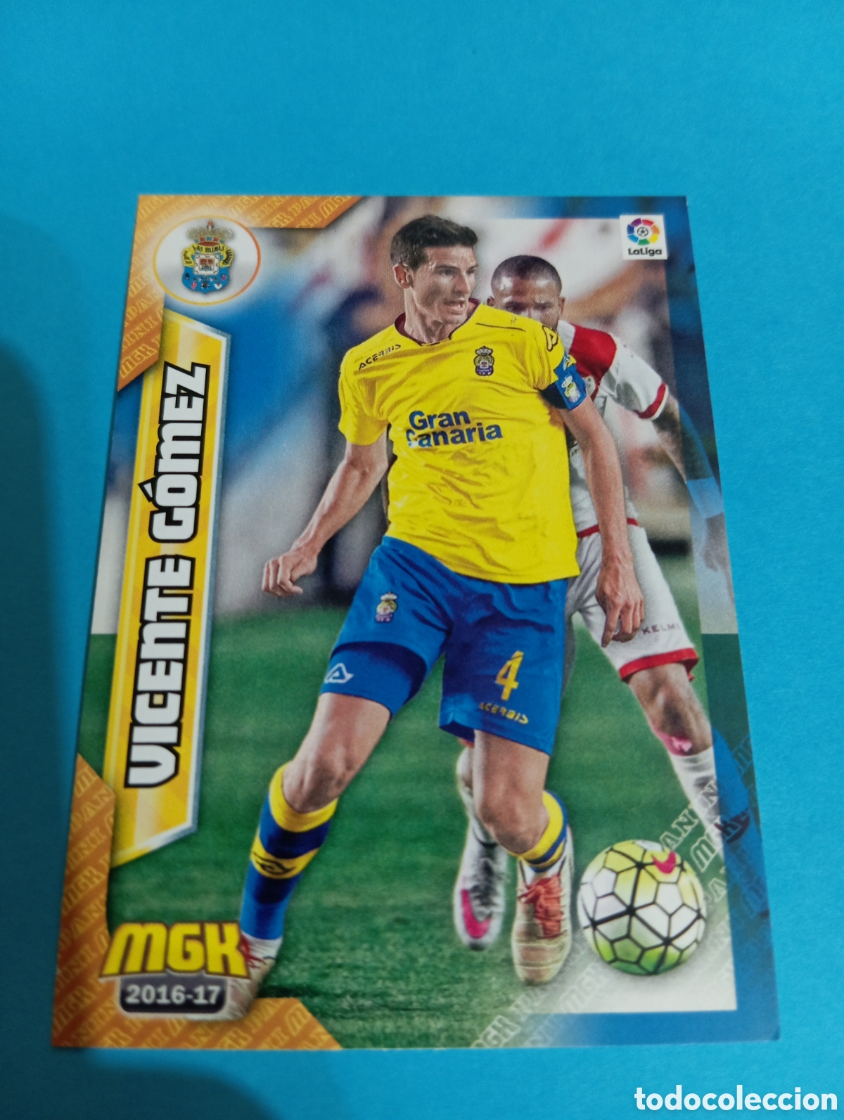 Cromos de f&uacute;tbol: Vicente G&oacute;mez Las Palmas n&deg;283 / PANINI MEGACRACKS 2016/2017