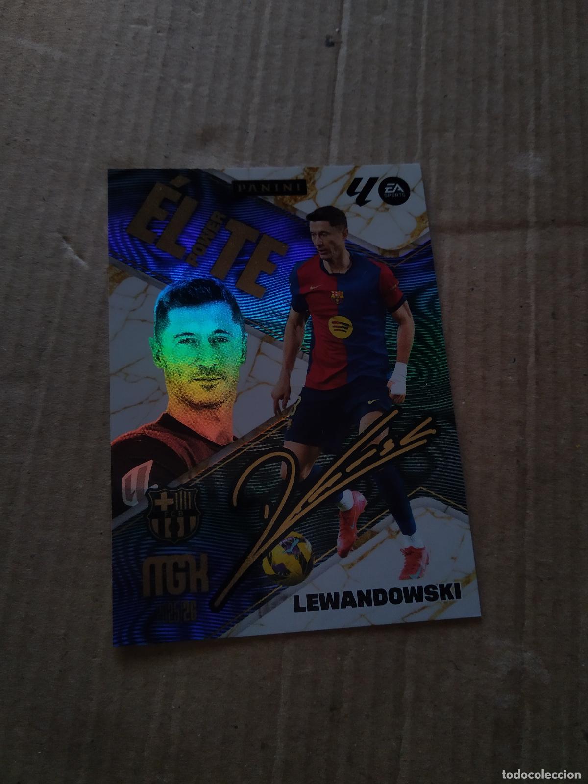 Cromos de f&uacute;tbol: P10 LEWANDOWSKI BARCELONA BAR&Ccedil;A CROMO FUTBOL PANINI LIGA MGKS 25-26 MEGACRACKS 2025-2026