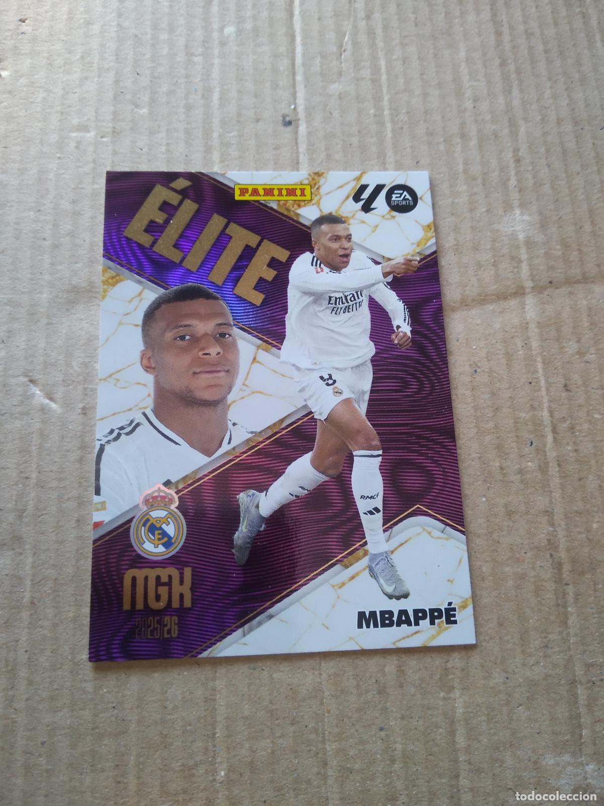 Cromos de f&uacute;tbol: 12 MBAPPE REAL MADRID CROMO FUTBOL PANINI LIGA MGKS 25-26 MEGACRACKS 2025-2026