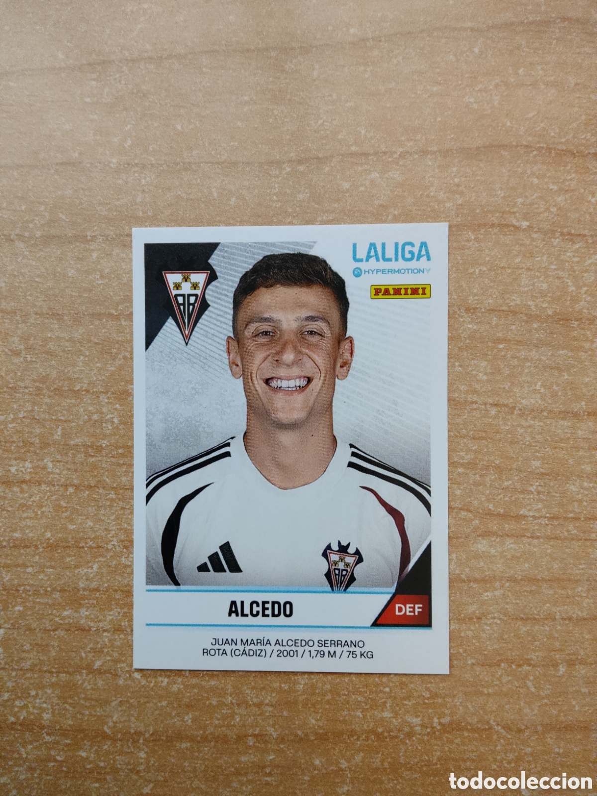 Cromos de f&uacute;tbol: 9 A ALCEDO ALBACETE LIGA HYPERMOTION 2024 2025