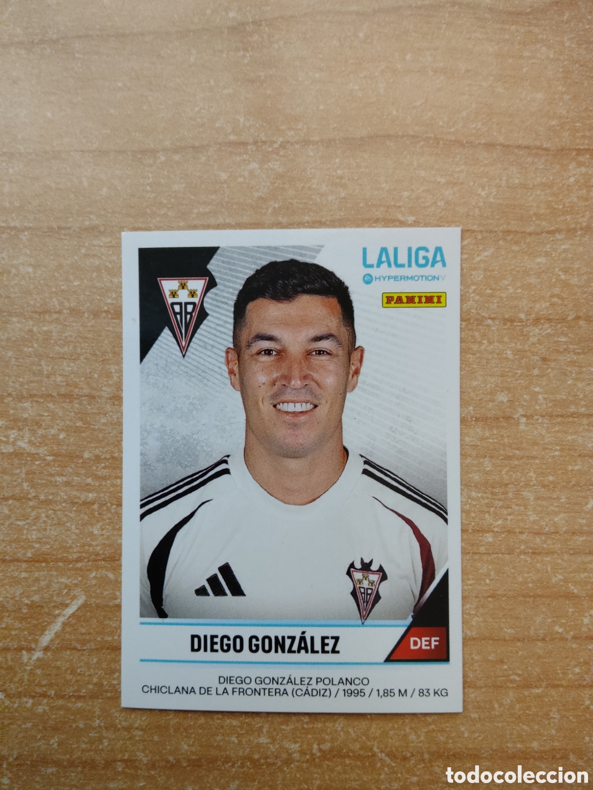 Cromos de f&uacute;tbol: 9 B DIEGO GONZALEZ ALBACETE LIGA HYPERMOTION 2024 2025