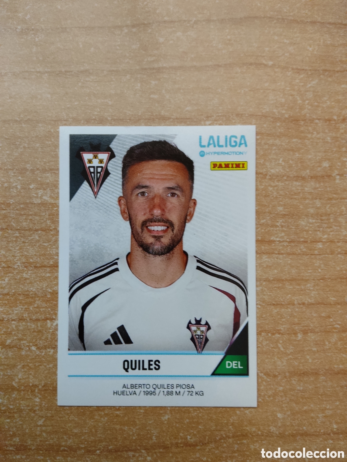 Cromos de f&uacute;tbol: 19 QUILES ALBACETE LIGA HYPERMOTION 2024 2025