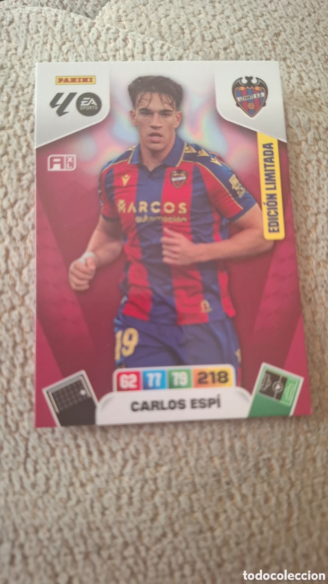 Cromos de f&uacute;tbol: ADRENALYN 2025 - 26 - EDICION LIMITADA LAST MOMENT CARLOS - ESP&Iacute; ( UD LEVANTE )