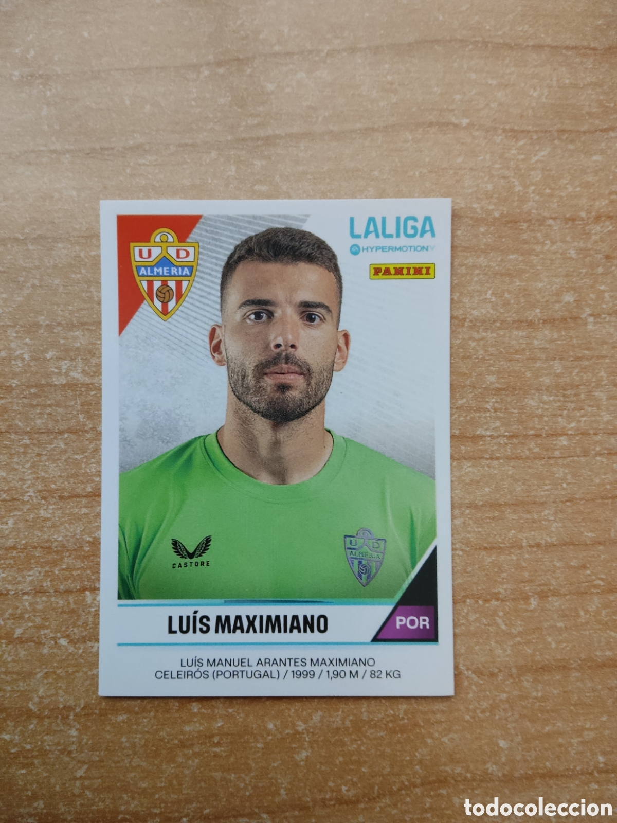 Cromos de f&uacute;tbol: 23 LUIS MAXIMIANO ALMERIA LIGA HYPERMOTION 2024 2025