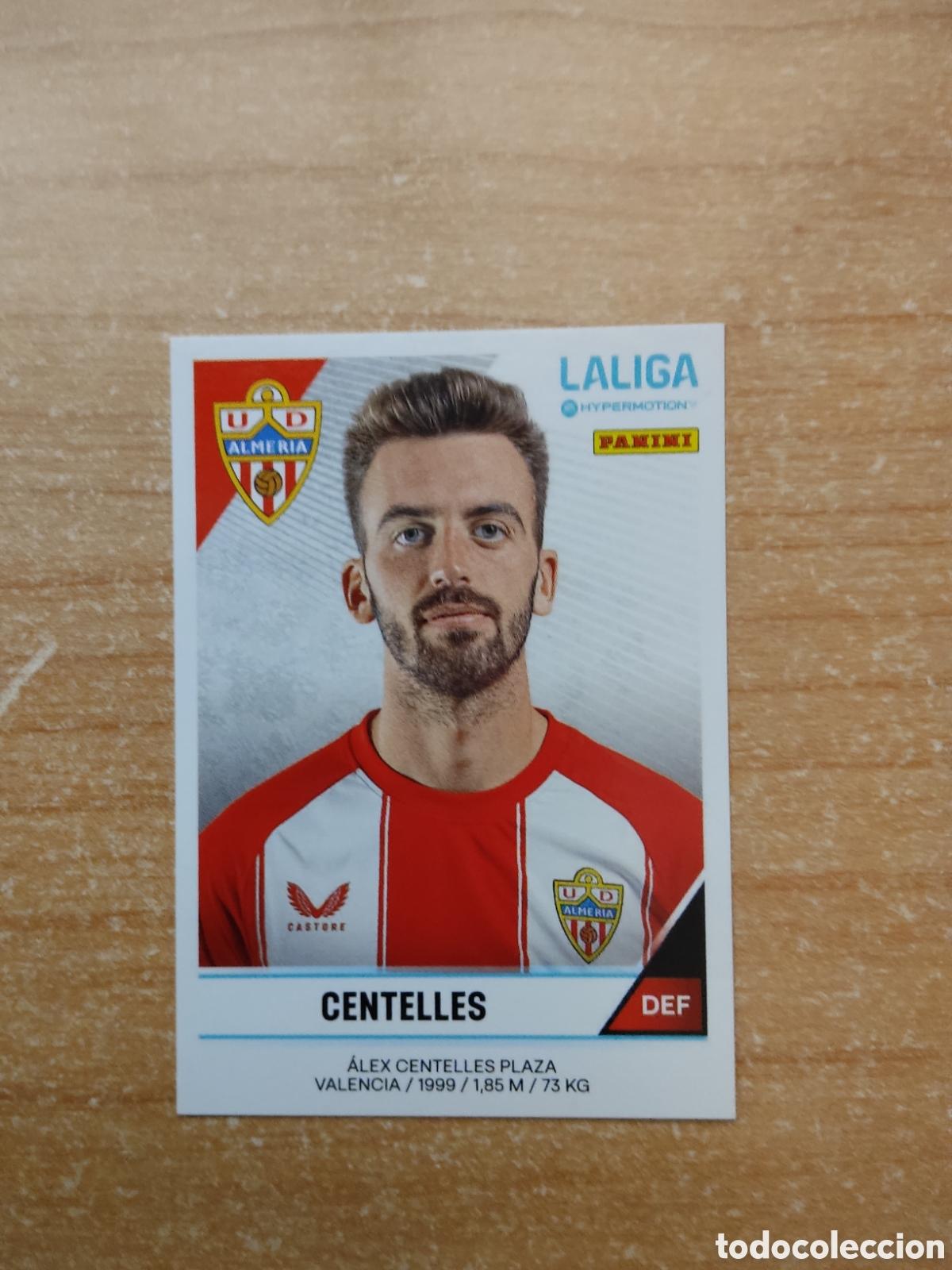 Cromos de f&uacute;tbol: 30 CENTELLES ALMERIA LIGA HYPERMOTION 2024 2025
