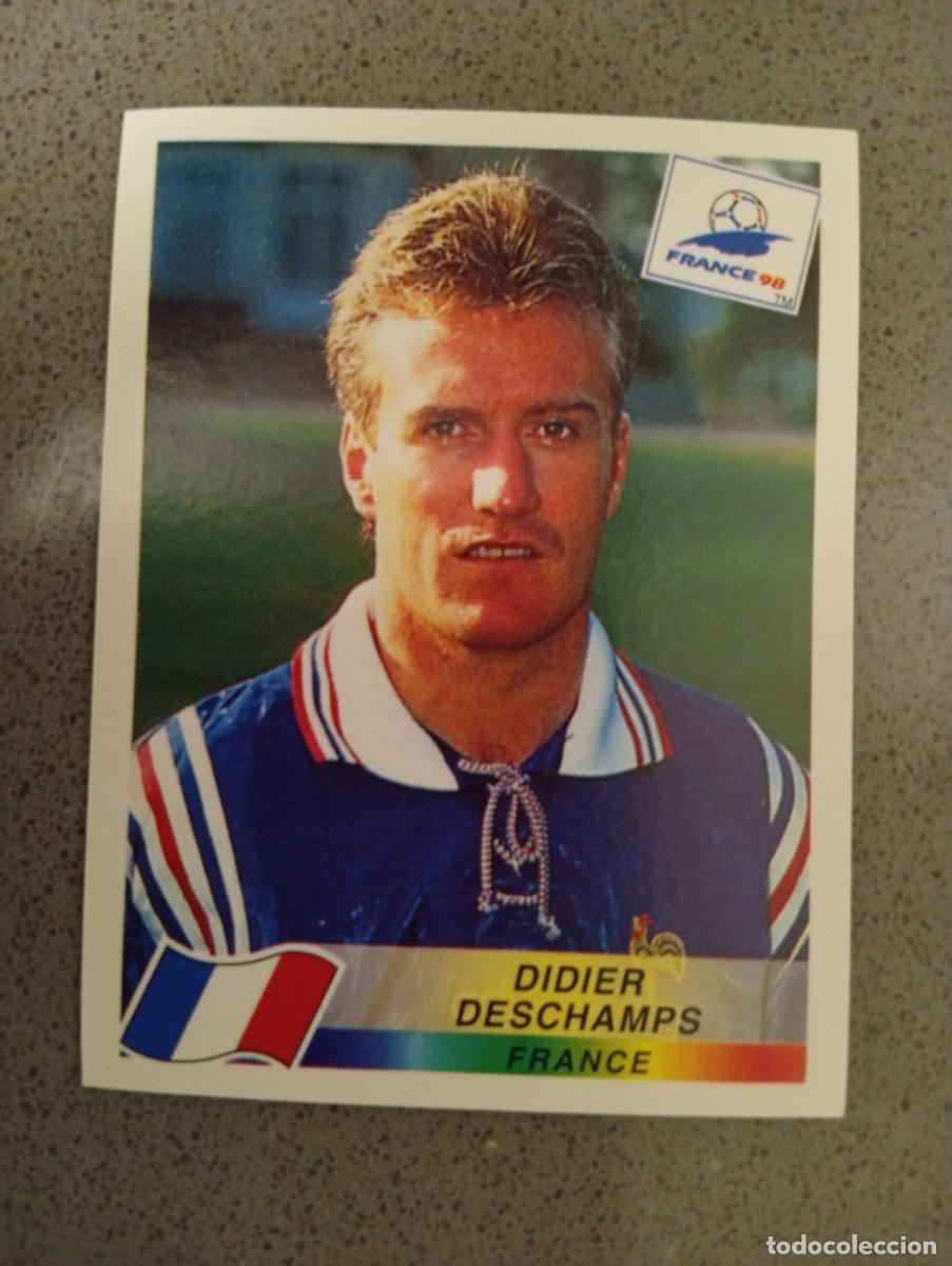 Cromos de f&uacute;tbol: DIDIER DESCHAMPS 165 FRANCIA PANINI FRANCIA 1998 98 SIN PEGAR NUNCA PEGADO