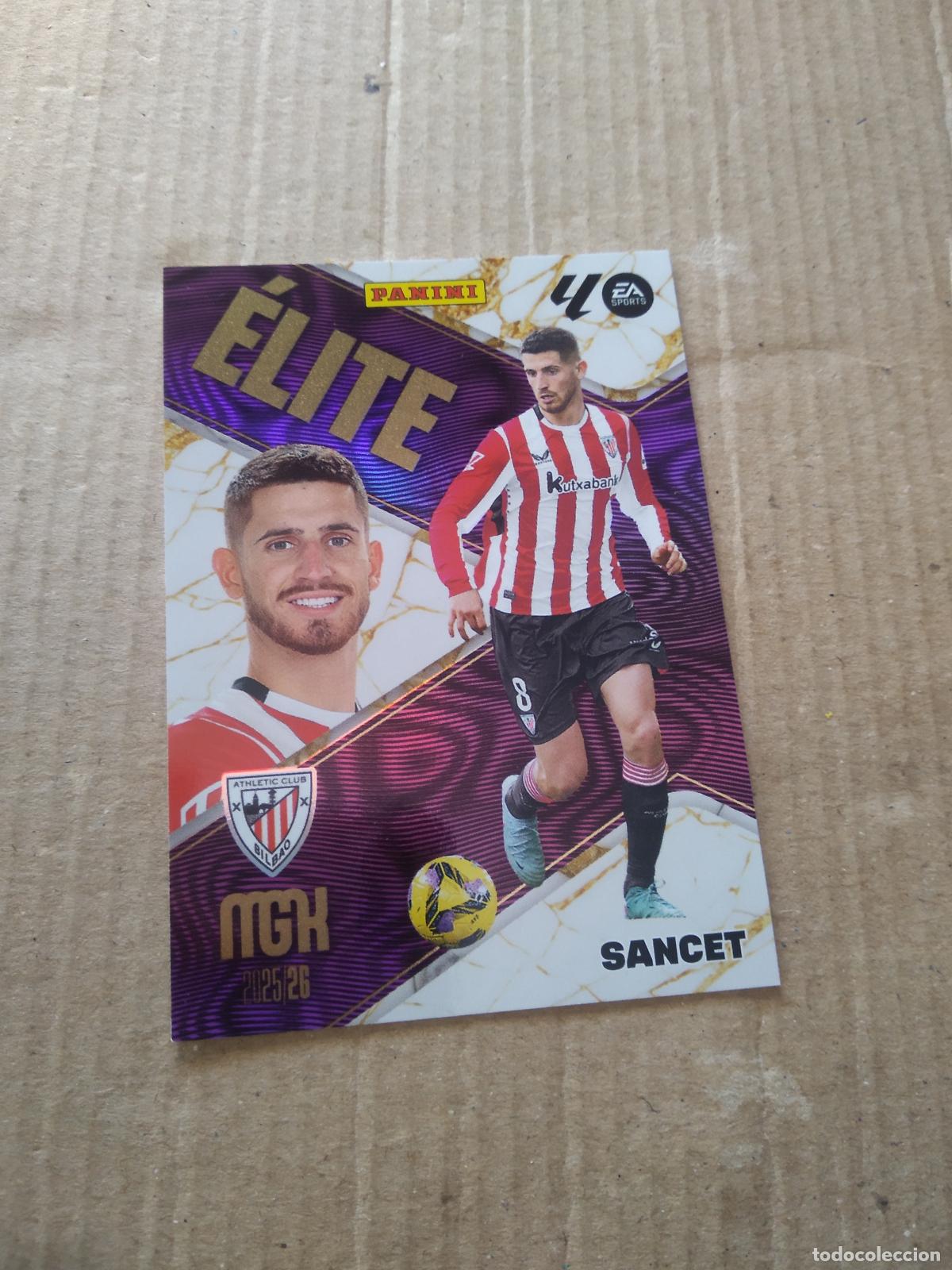 Cromos de f&uacute;tbol: 17 SANCET ATHLETIC CLUB BILBAO CROMO FUTBOL PANINI LIGA MGKS 25-26 MEGACRACKS 2025-2026