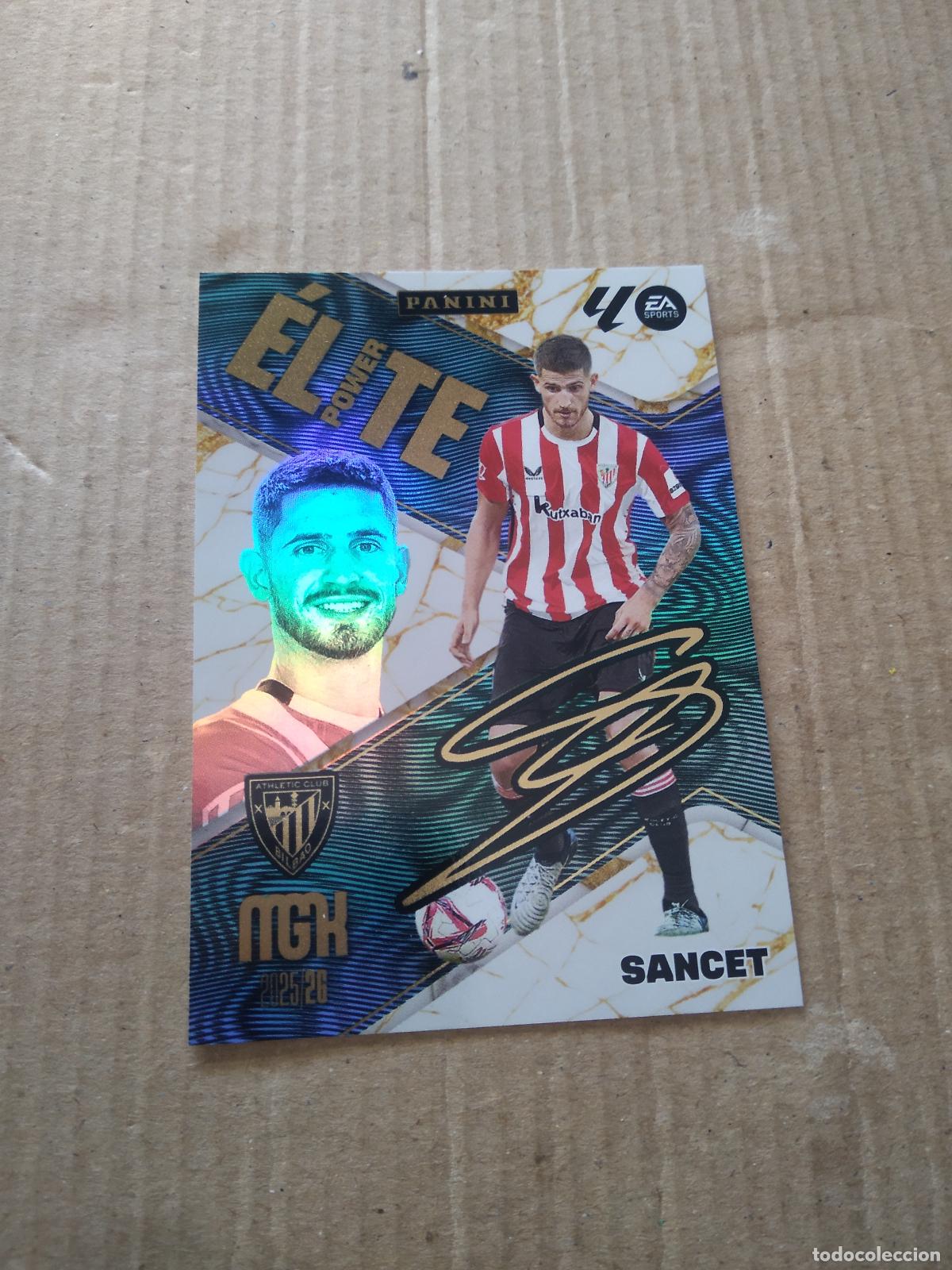 Cromos de f&uacute;tbol: P17 SANCET ATHLETIC CLUB BILBAO CROMO FUTBOL PANINI LIGA MGKS 25-26 MEGACRACKS 2025-2026
