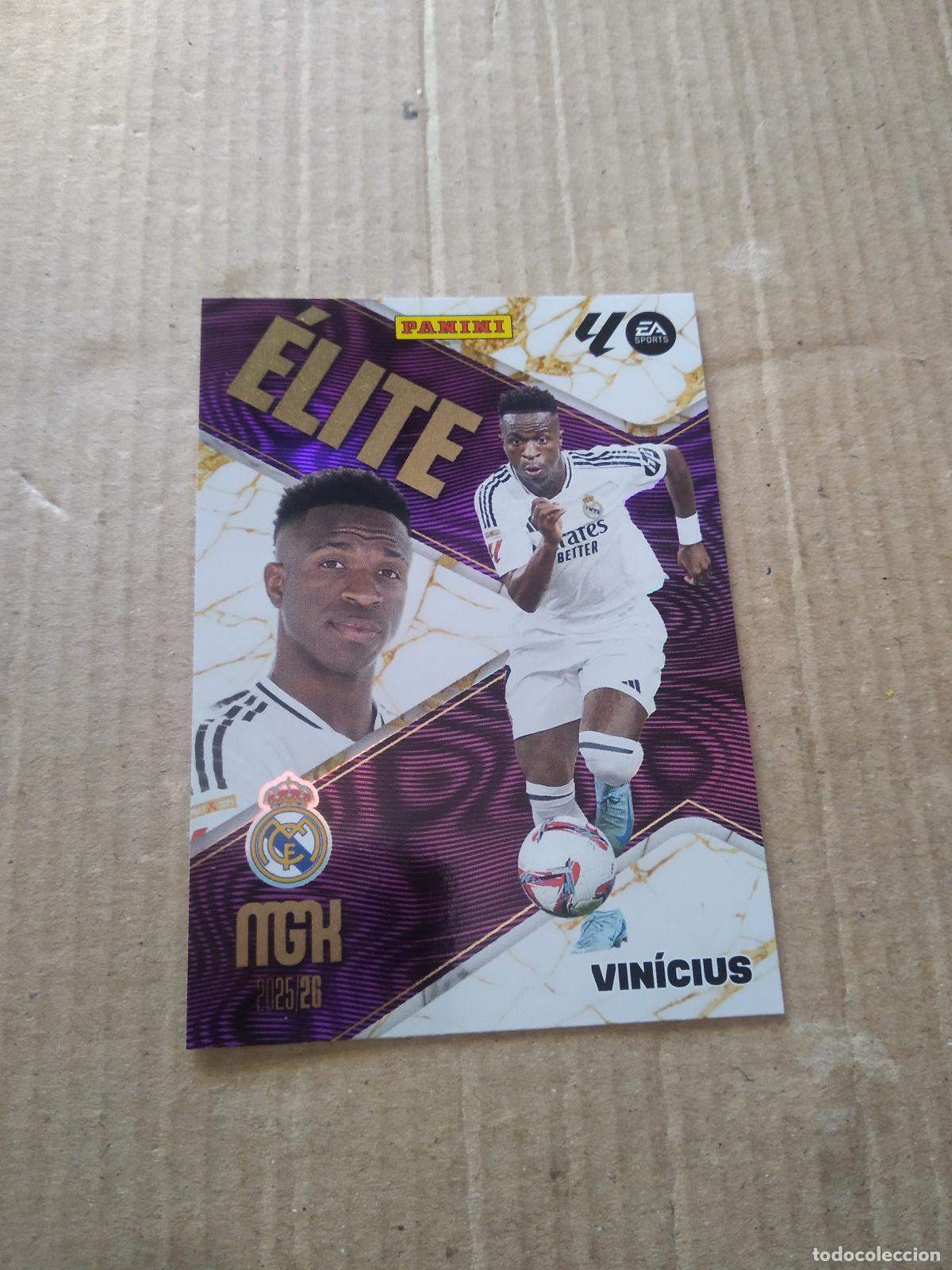 Cromos de f&uacute;tbol: 18 VINICIUS REAL MADRID CROMO FUTBOL PANINI LIGA MGKS 25-26 MEGACRACKS 2025-2026