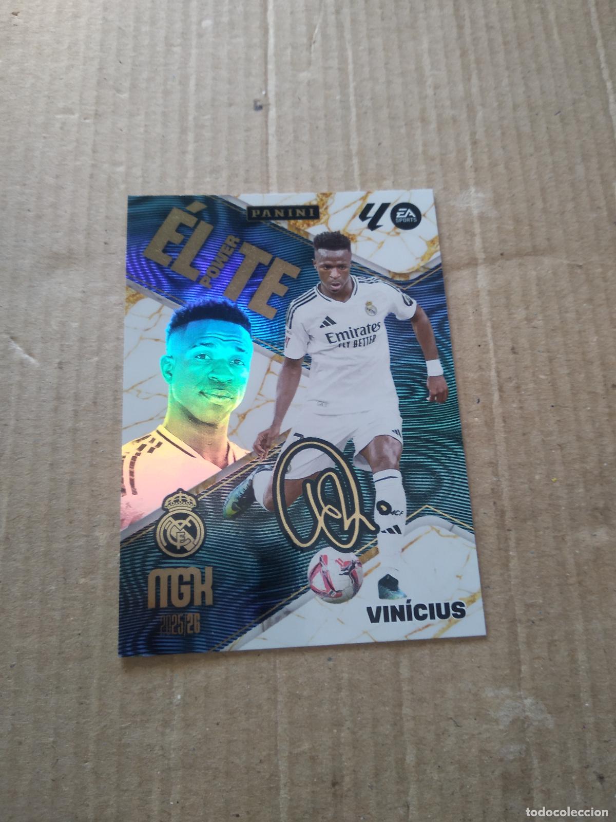 Cromos de f&uacute;tbol: P18 VINICIUS REAL MADRID CROMO FUTBOL PANINI LIGA MGKS 25-26 MEGACRACKS 2025-2026